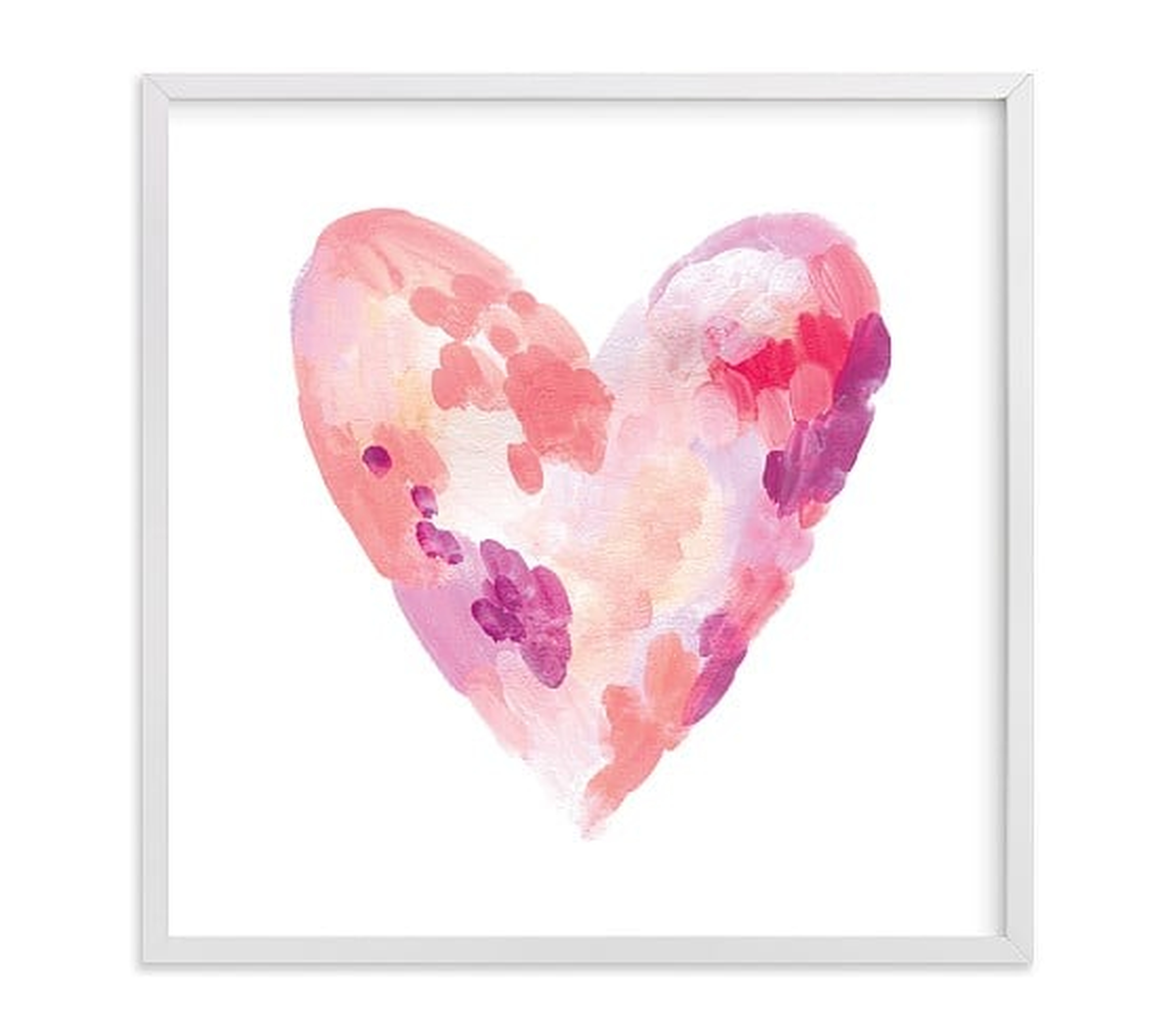 Abstract Heart Wall Art By Minted® - Pottery Barn Kids