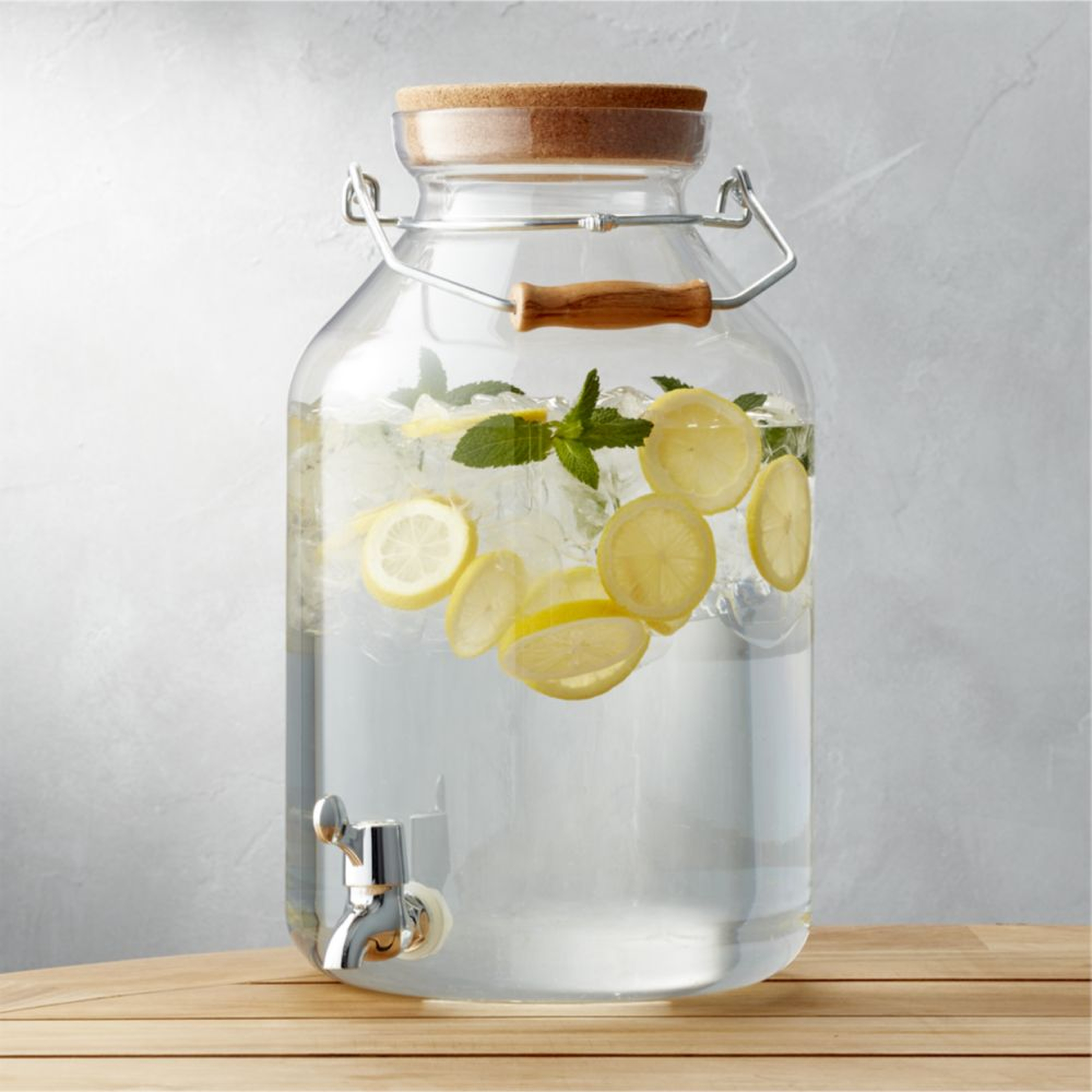 Acrylic Drink Dispenser - Crate and Barrel