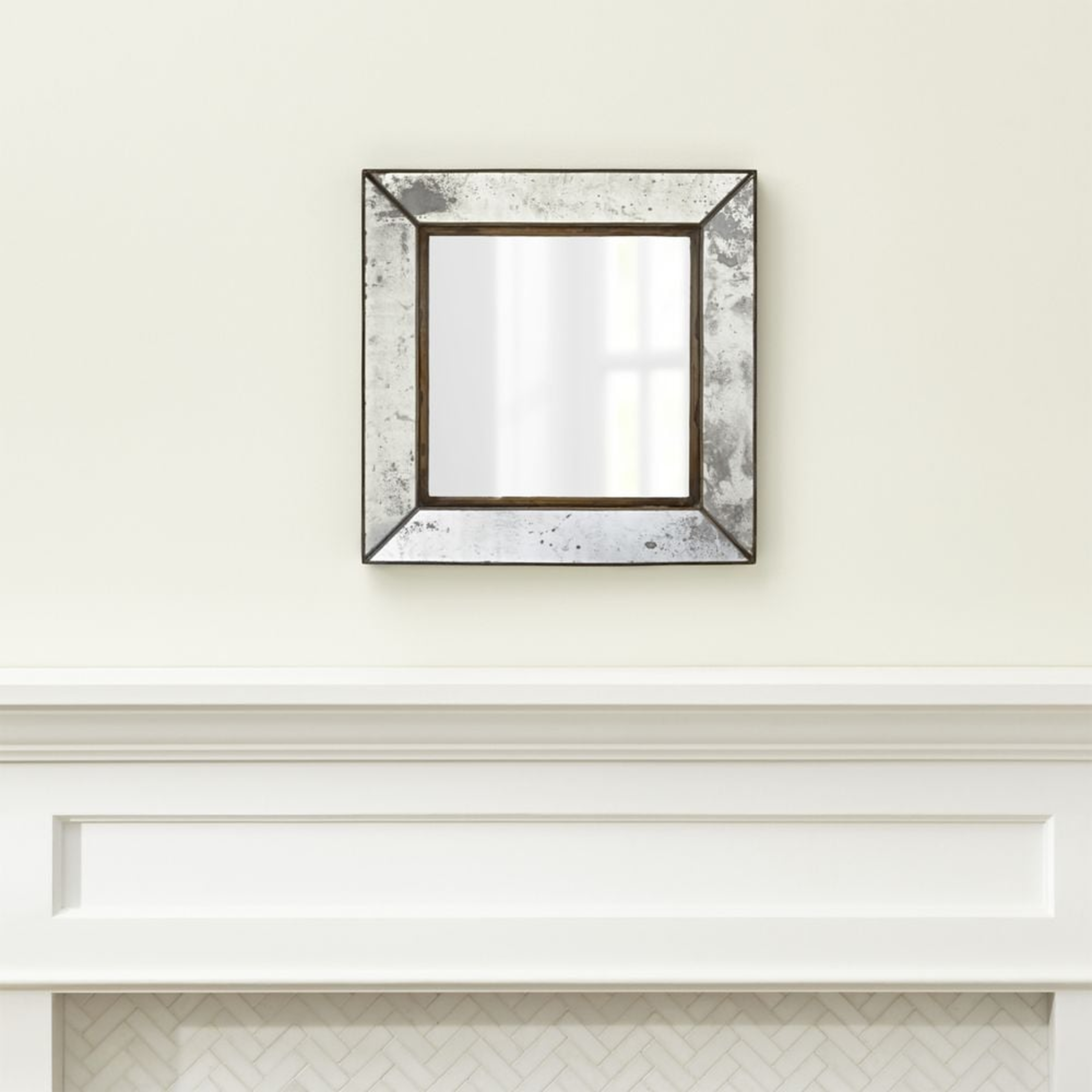 Dubois Small Square Wall Mirror - Crate and Barrel