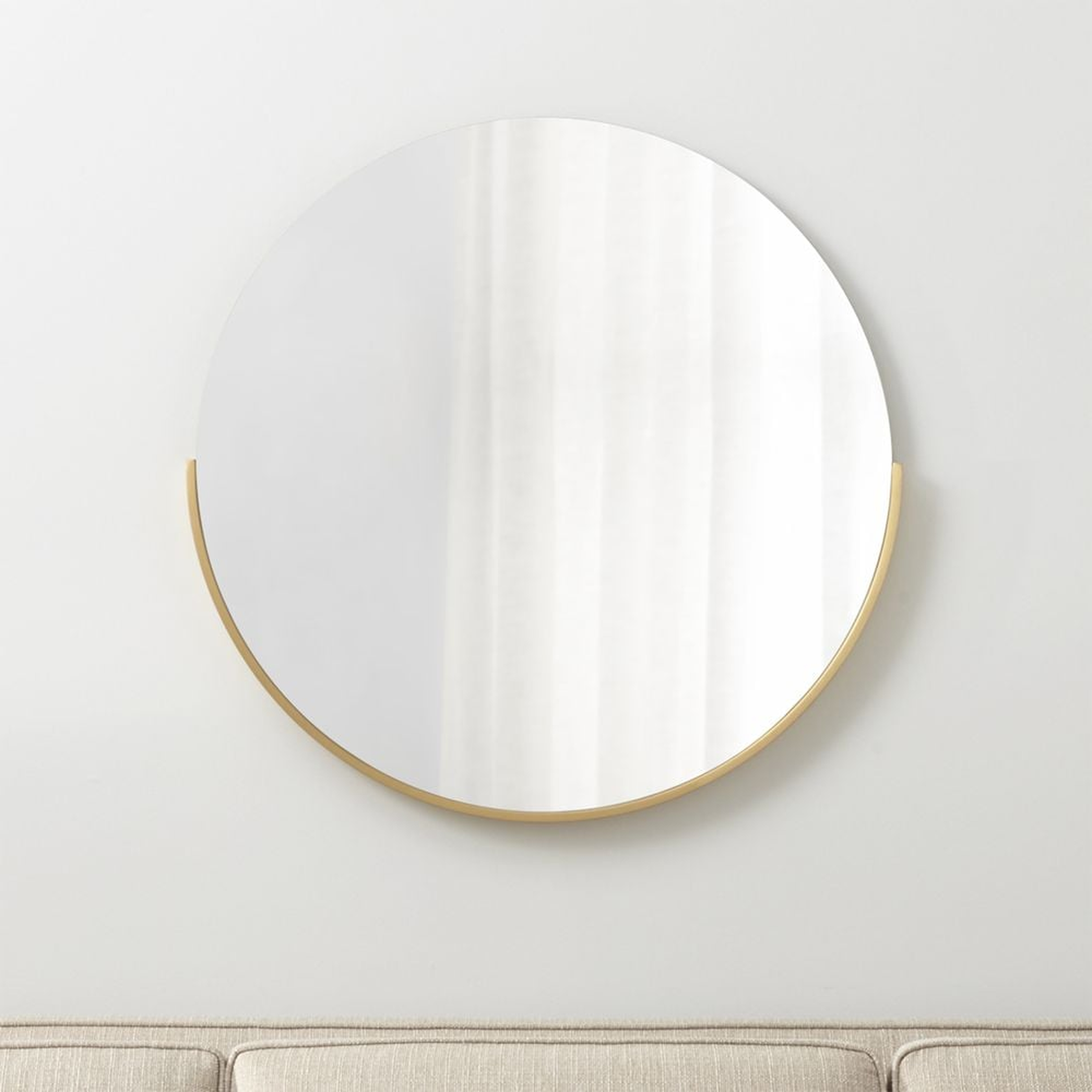Gerald Small Round Wall Mirror - Crate and Barrel