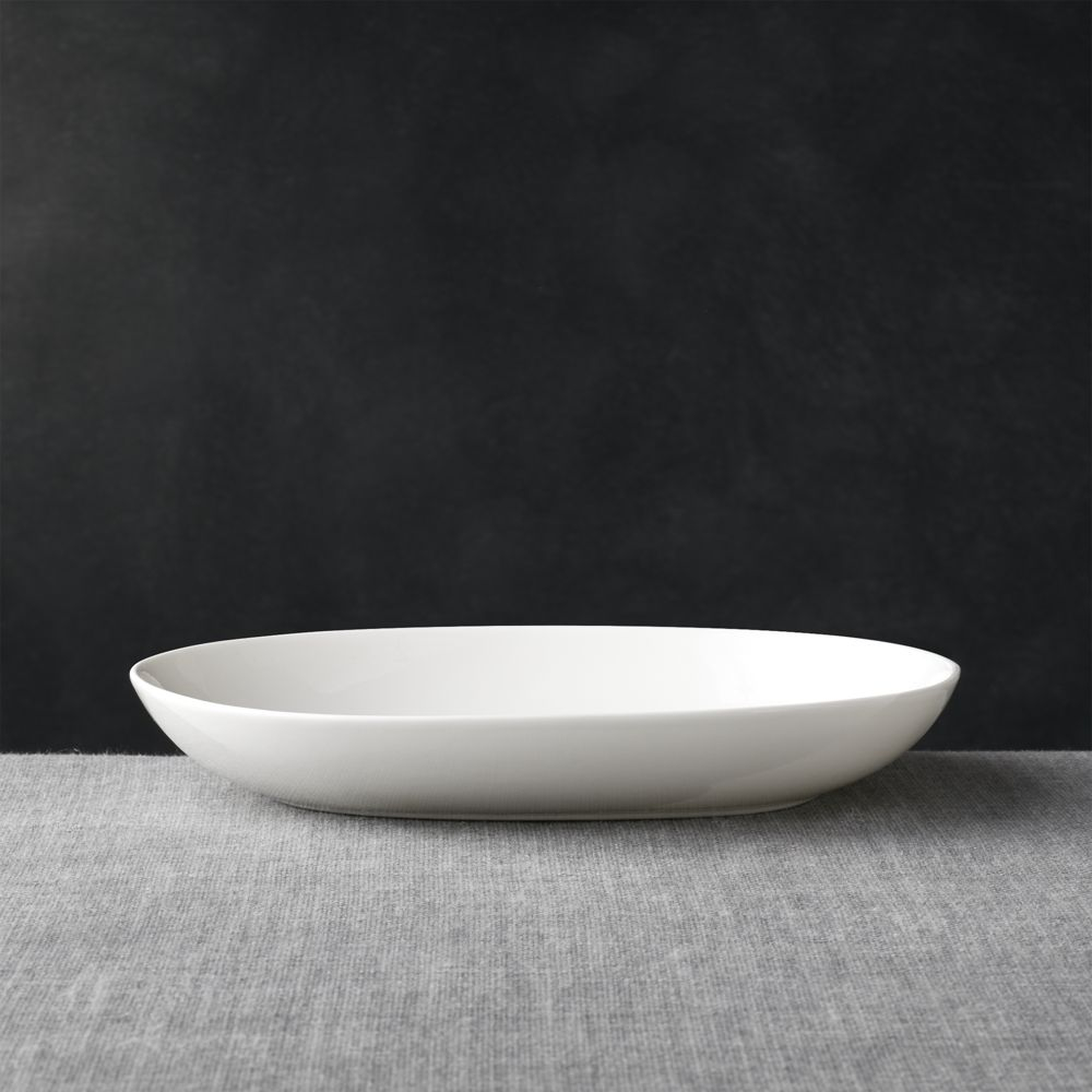 Bennett Oval Low Bowl - Crate and Barrel