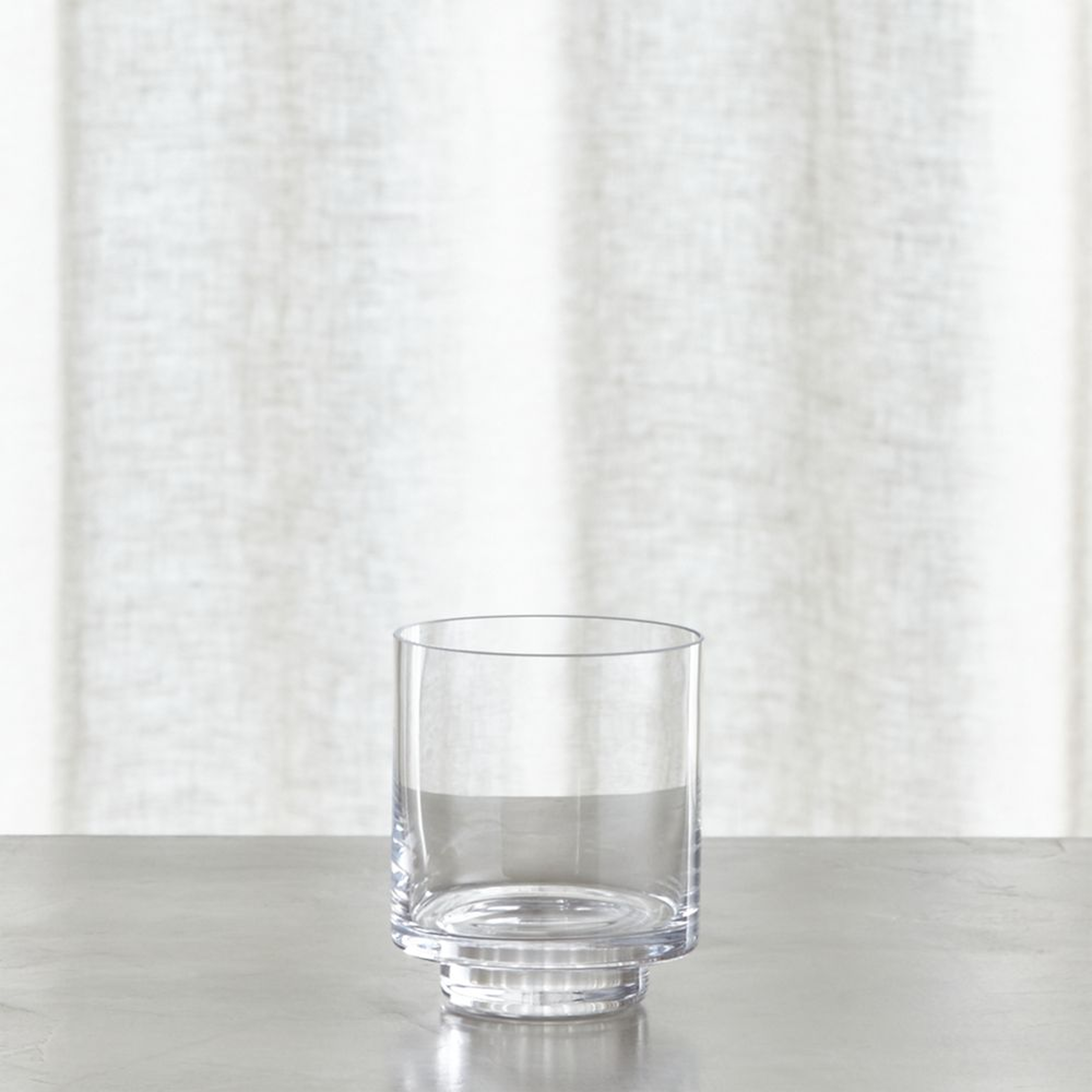 Taylor Glass Hurricane Candle Holder 4.5" - Crate and Barrel