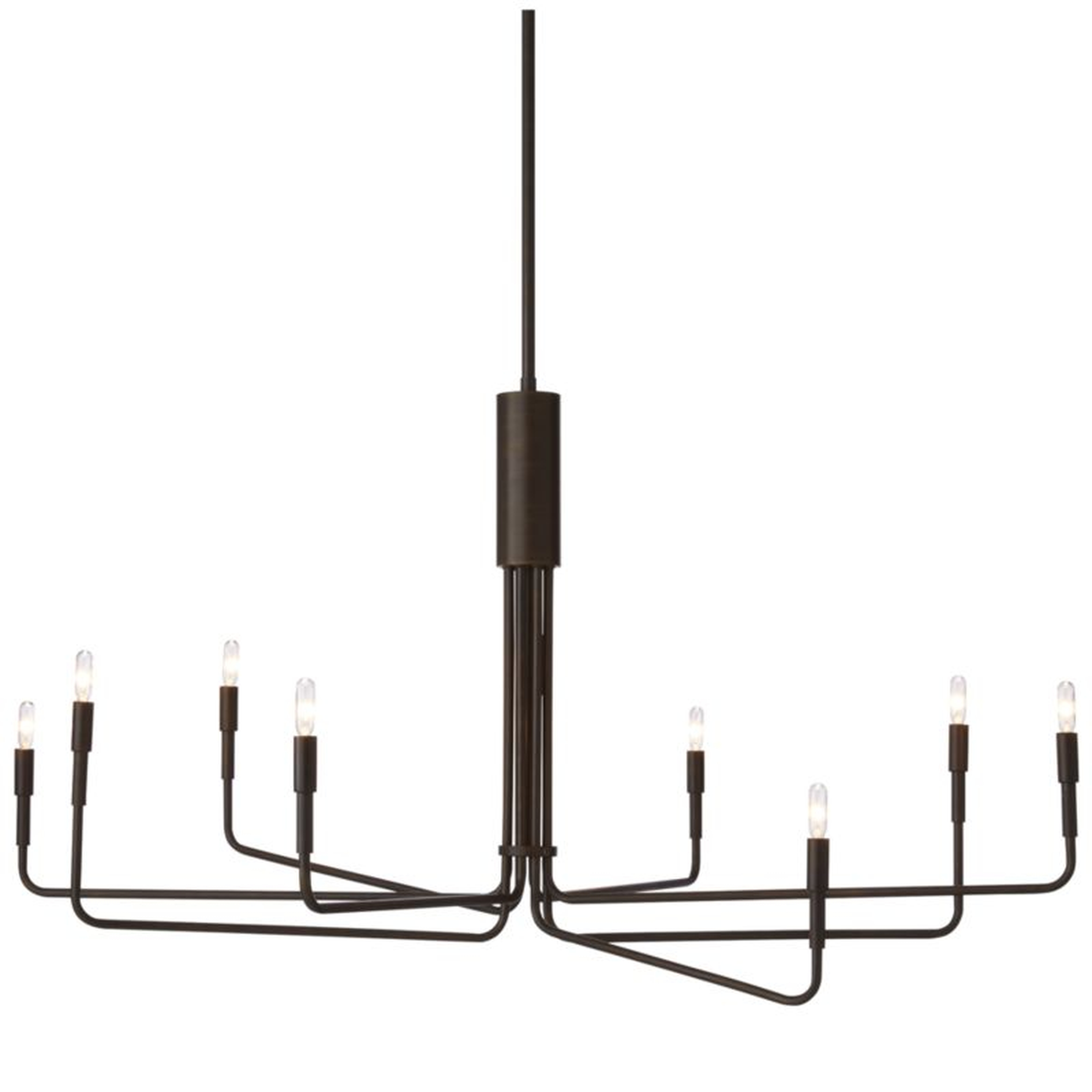 Clive 8-Arm Bronze Chandelier Light - Crate and Barrel