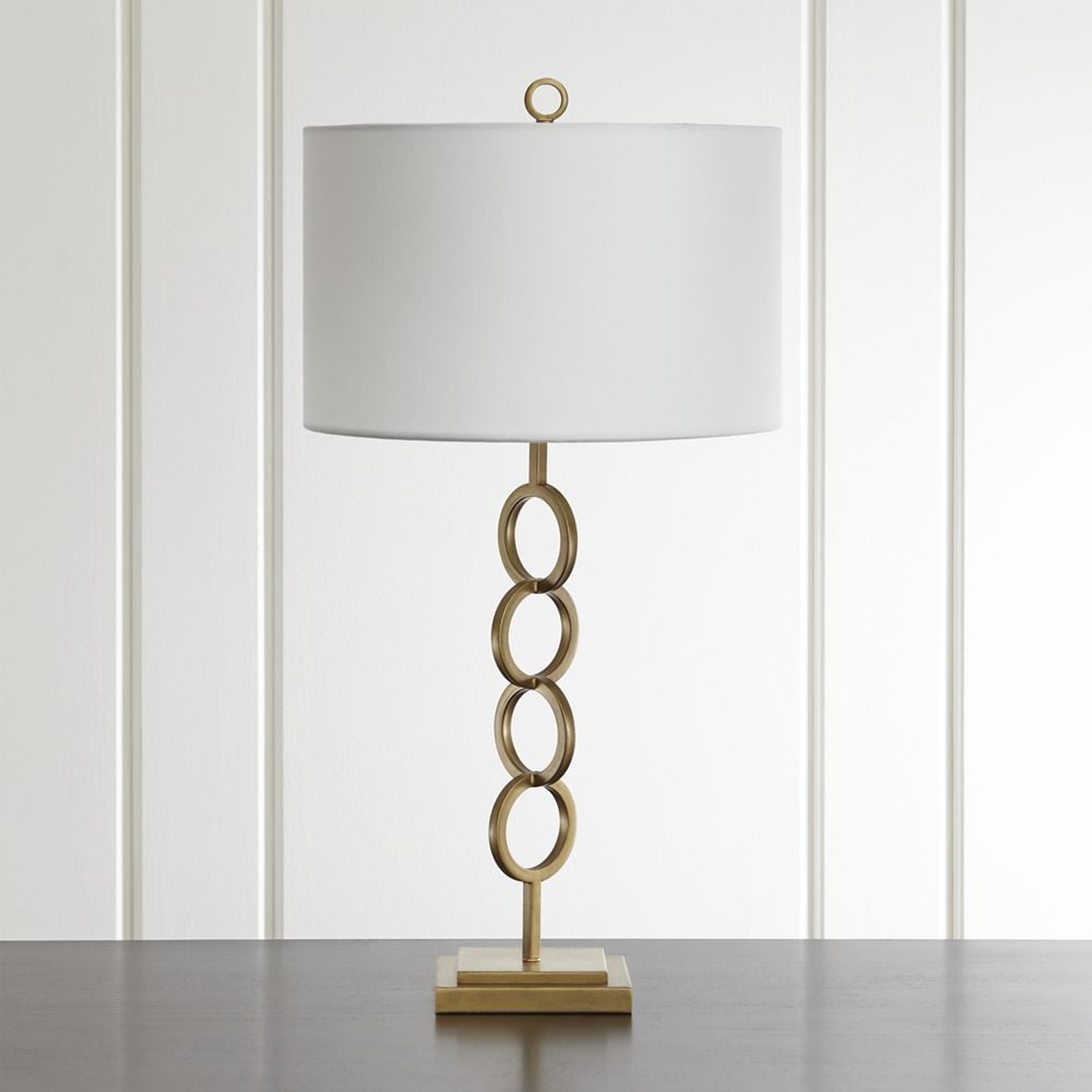 Axiom Brass Table Lamp - Crate and Barrel