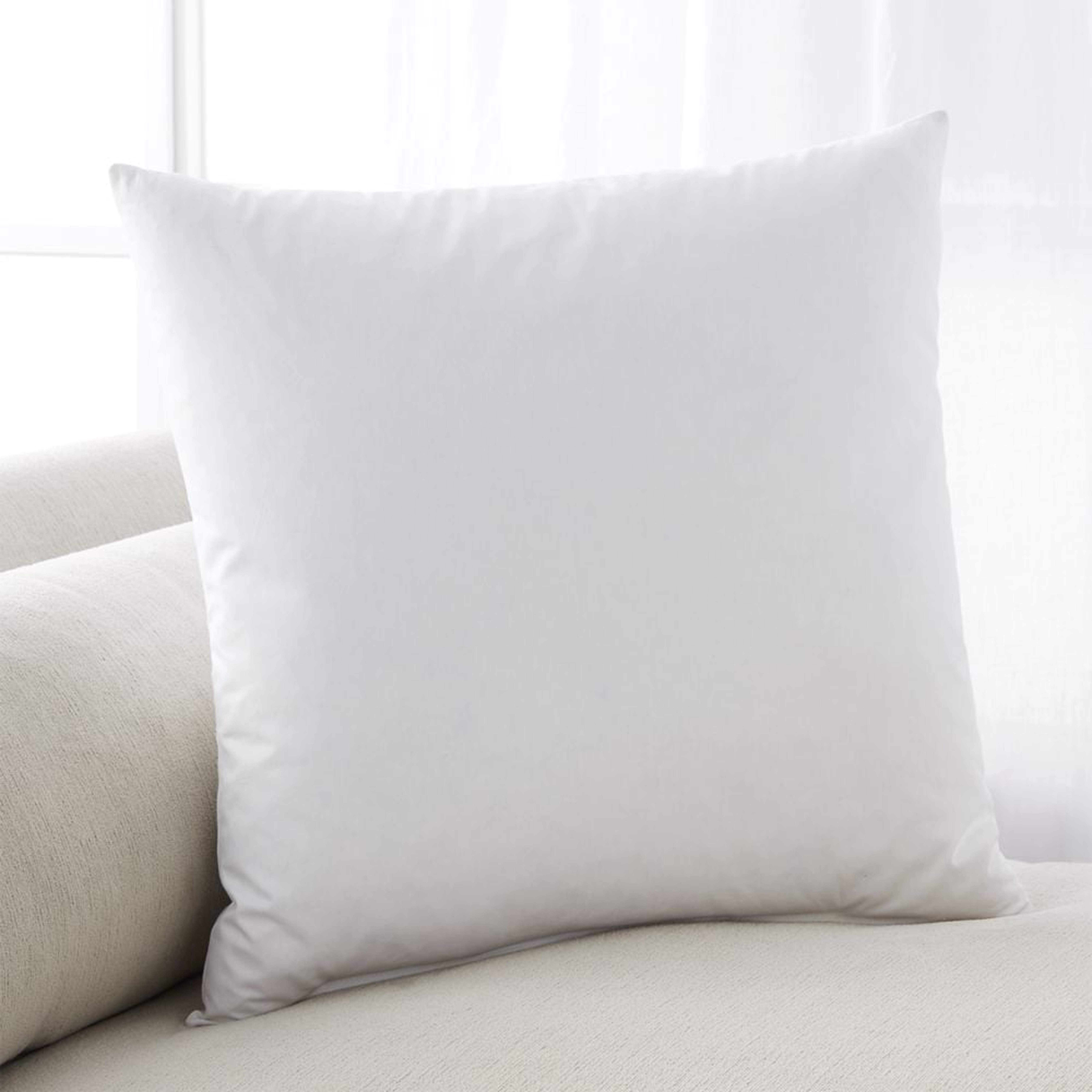 Feather-Down 20" Pillow Insert - Crate and Barrel