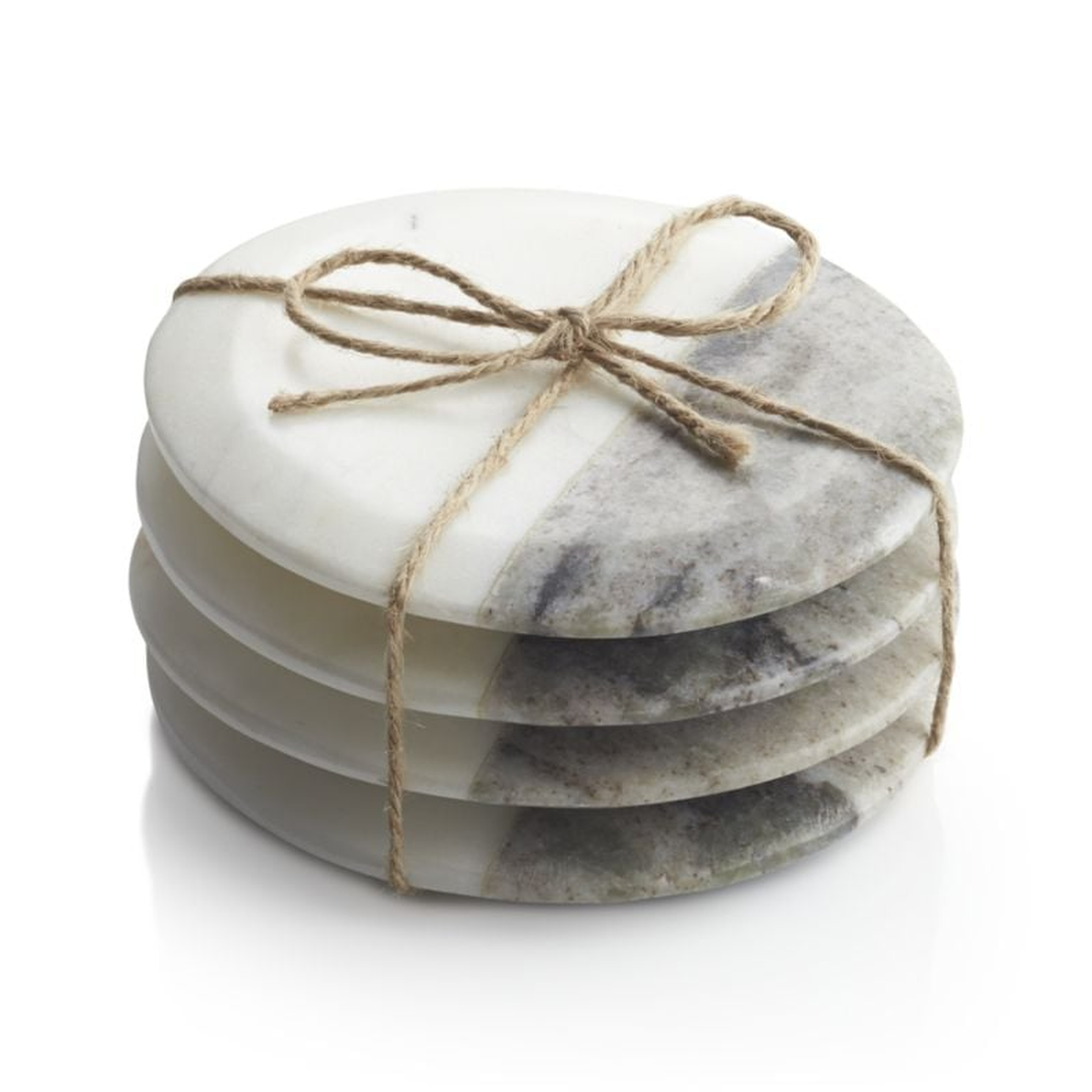 Set of 4 Marble Coasters - Crate and Barrel