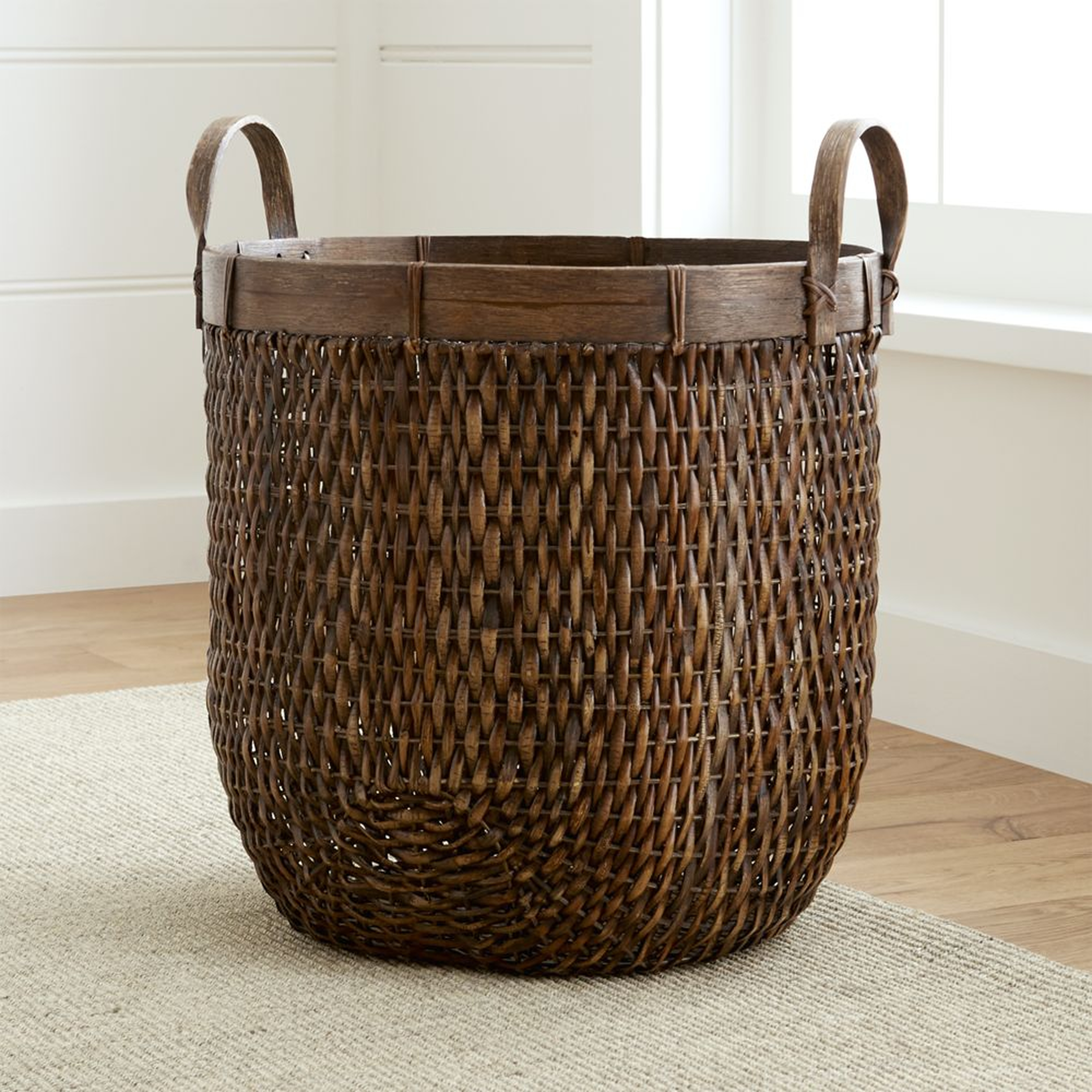 Halton Large Basket - Crate and Barrel