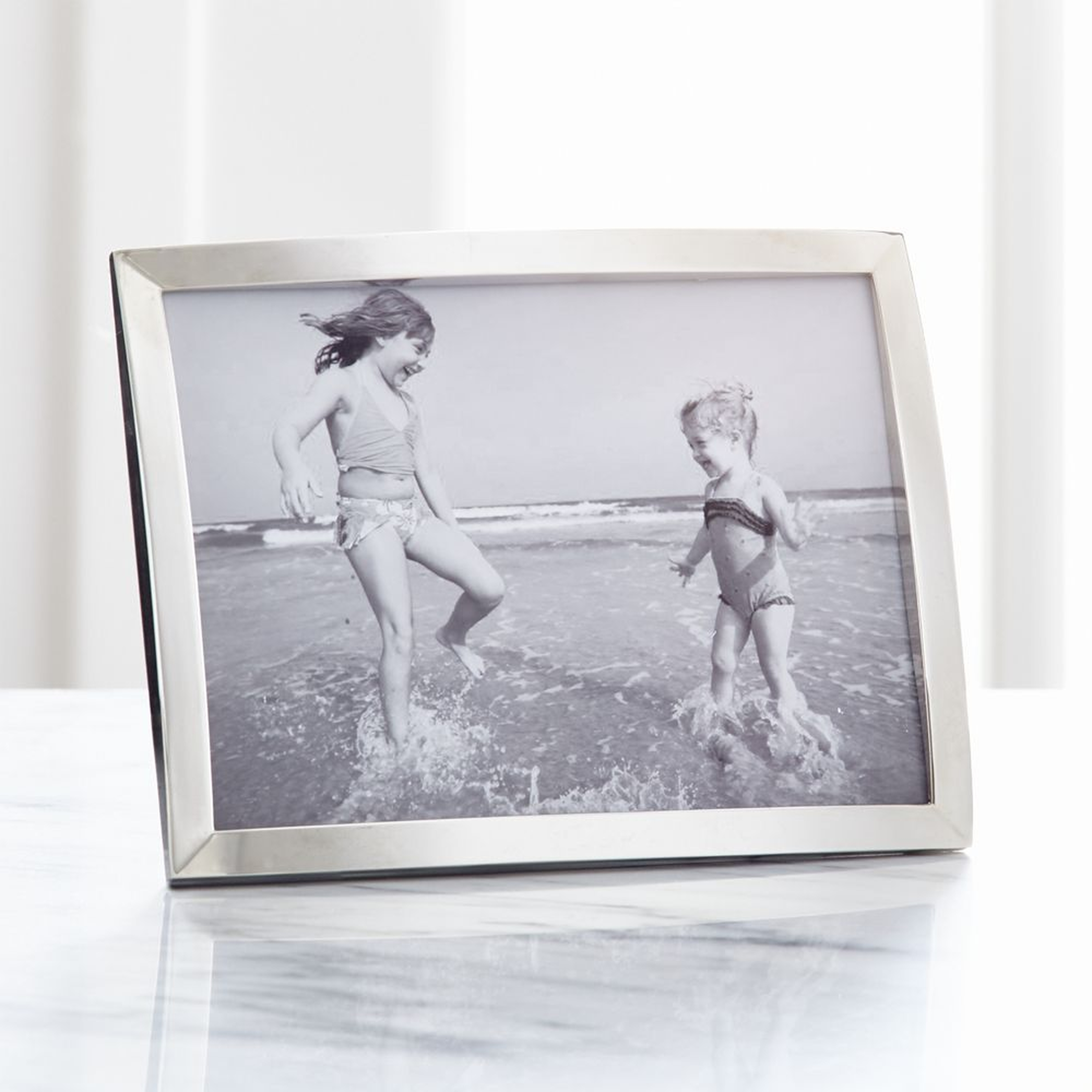Eliza Silver 5x7 Picture Frame - Crate and Barrel