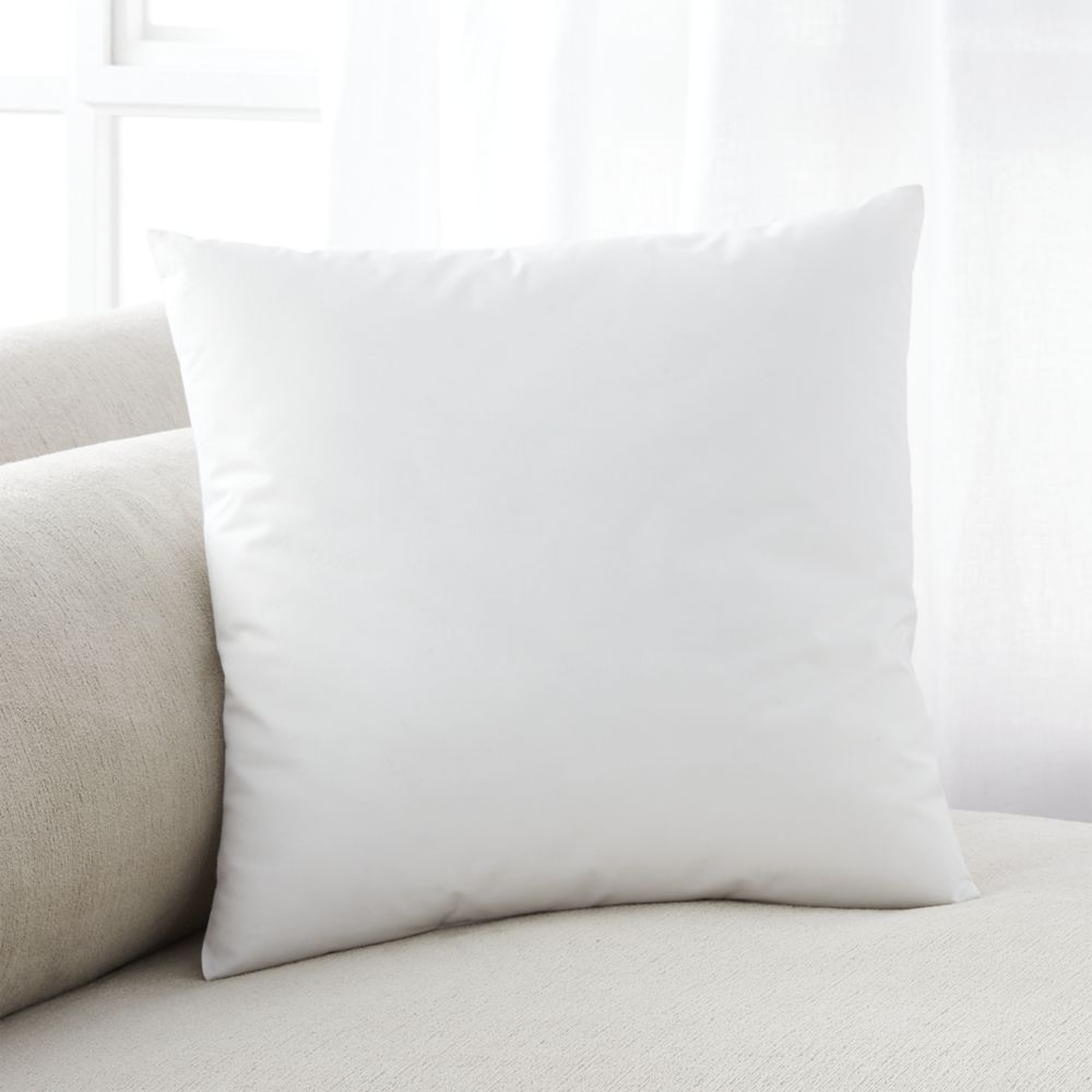 Down-Alternative 16" Pillow Insert - Crate and Barrel