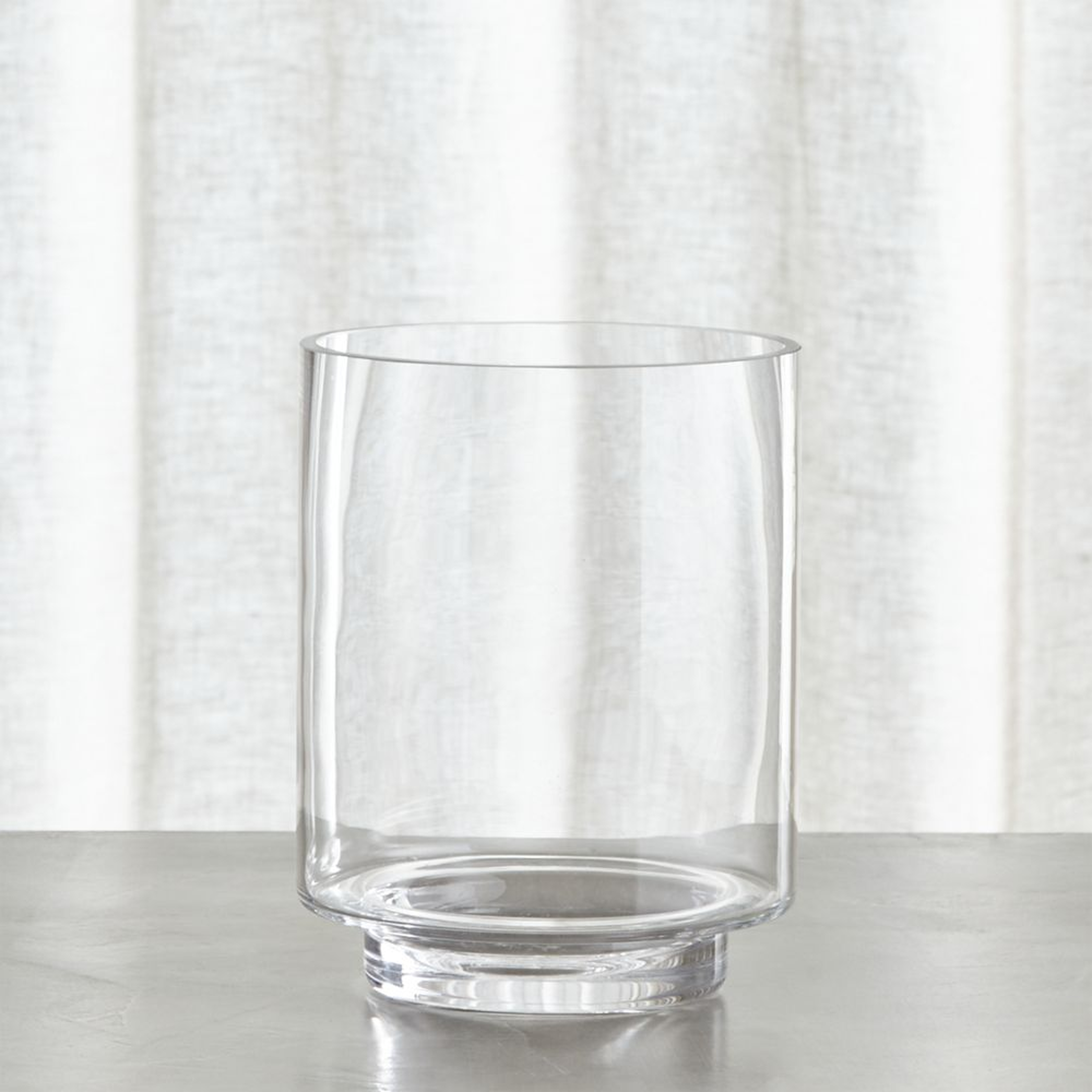Taylor Glass Hurricane Candle Holder 9" - Crate and Barrel