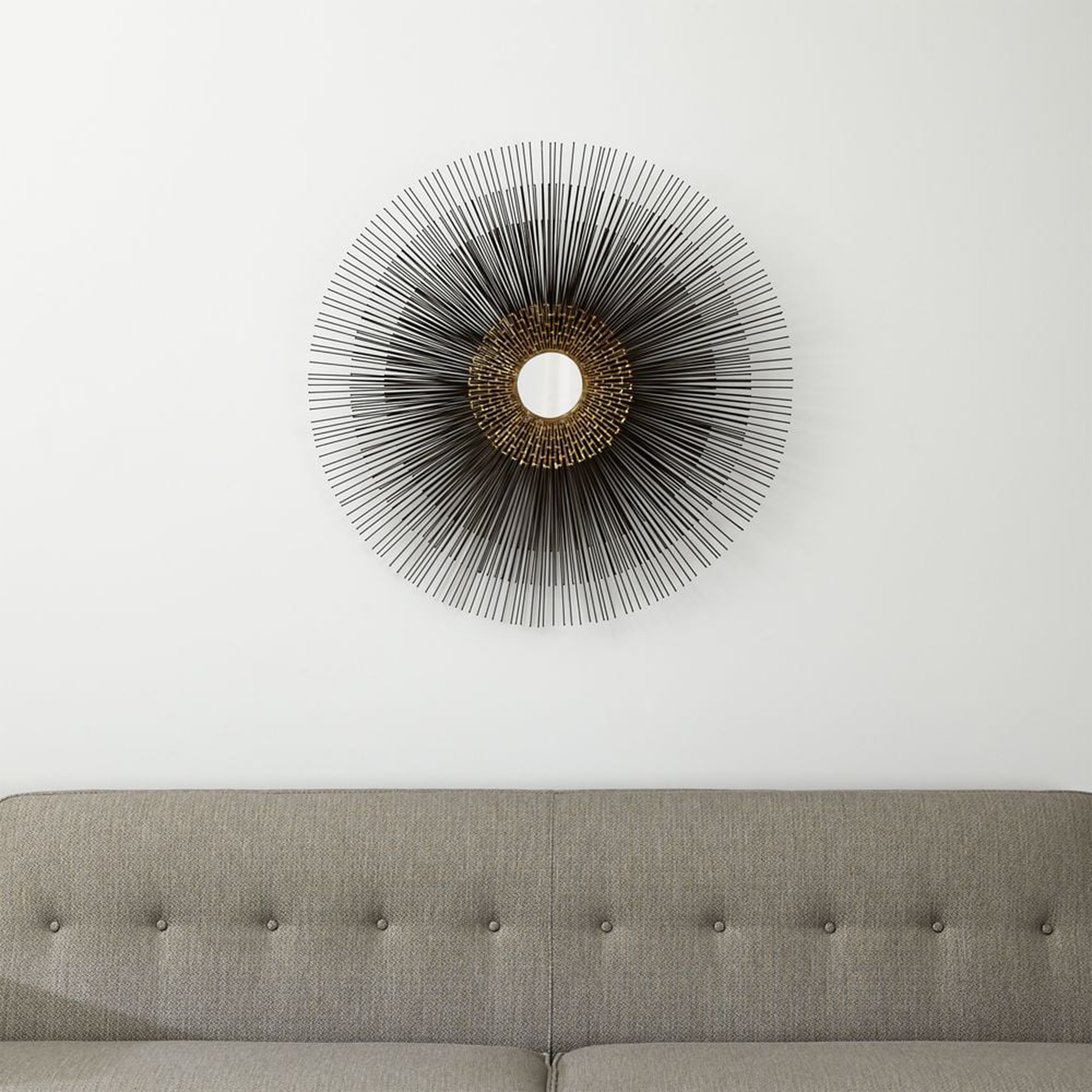 Starburst Round Wall Mirror - Crate and Barrel