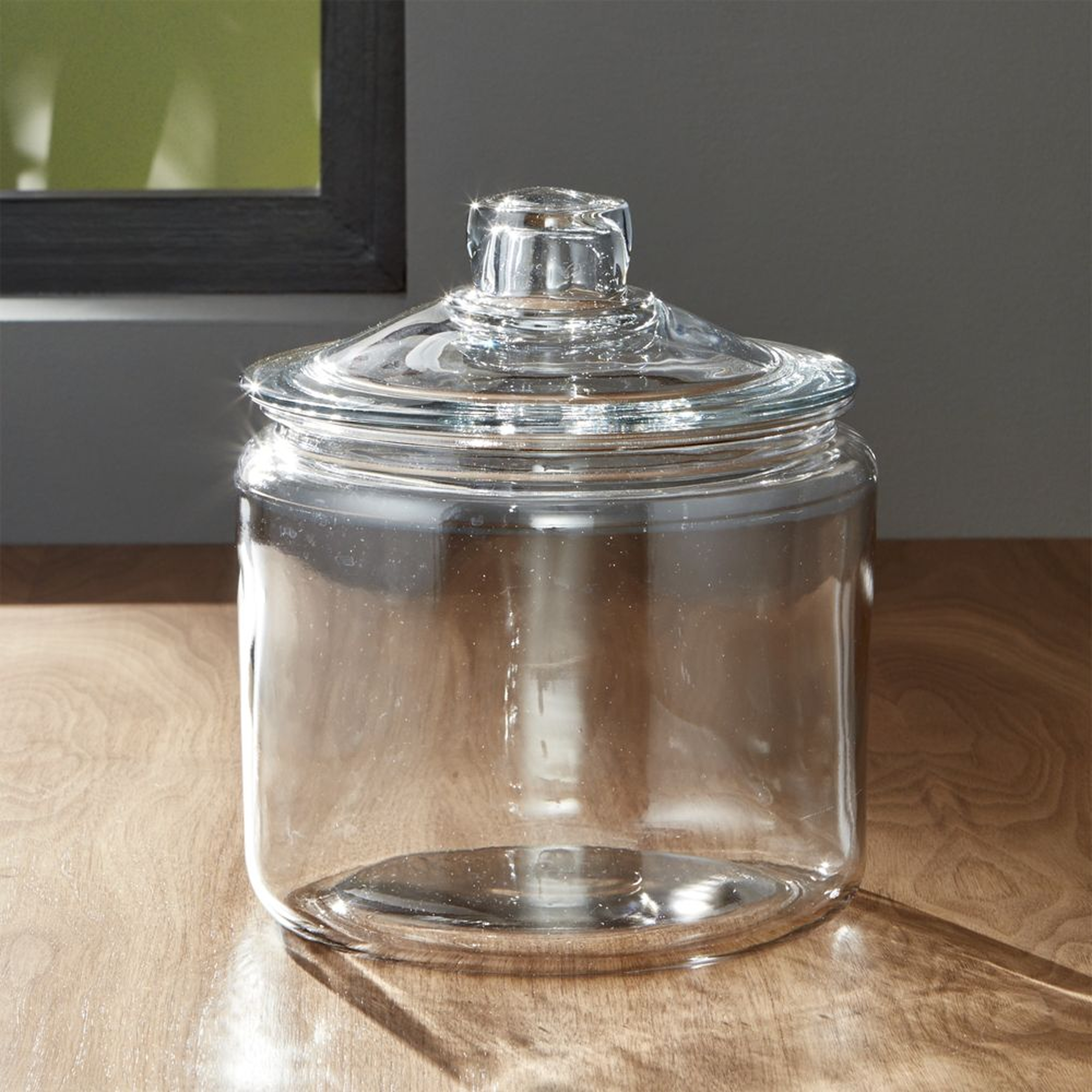 Heritage Hill 96-Oz. Glass Jar with Lid - Crate and Barrel
