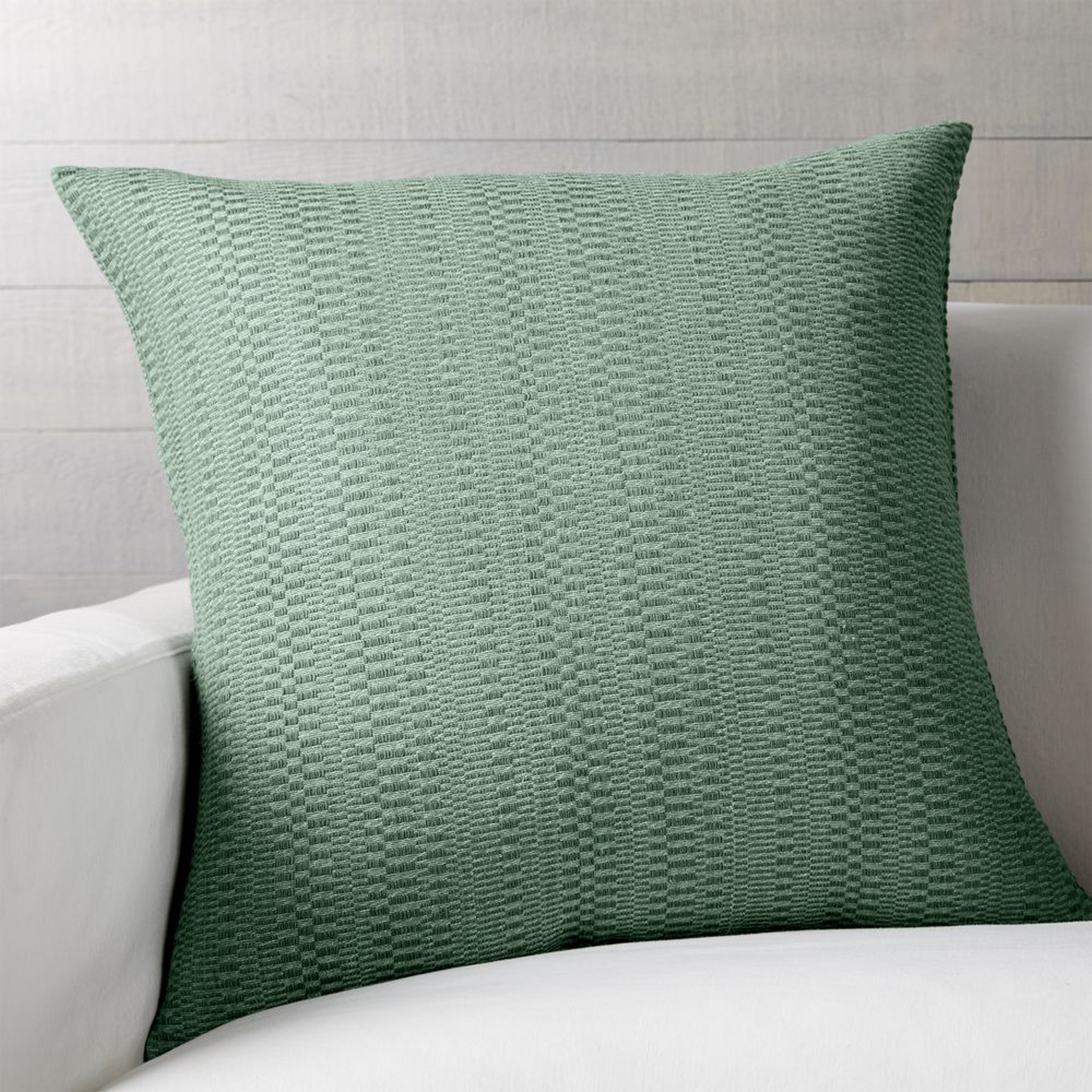 Brook Pillow with Feather-Down Insert - Crate and Barrel