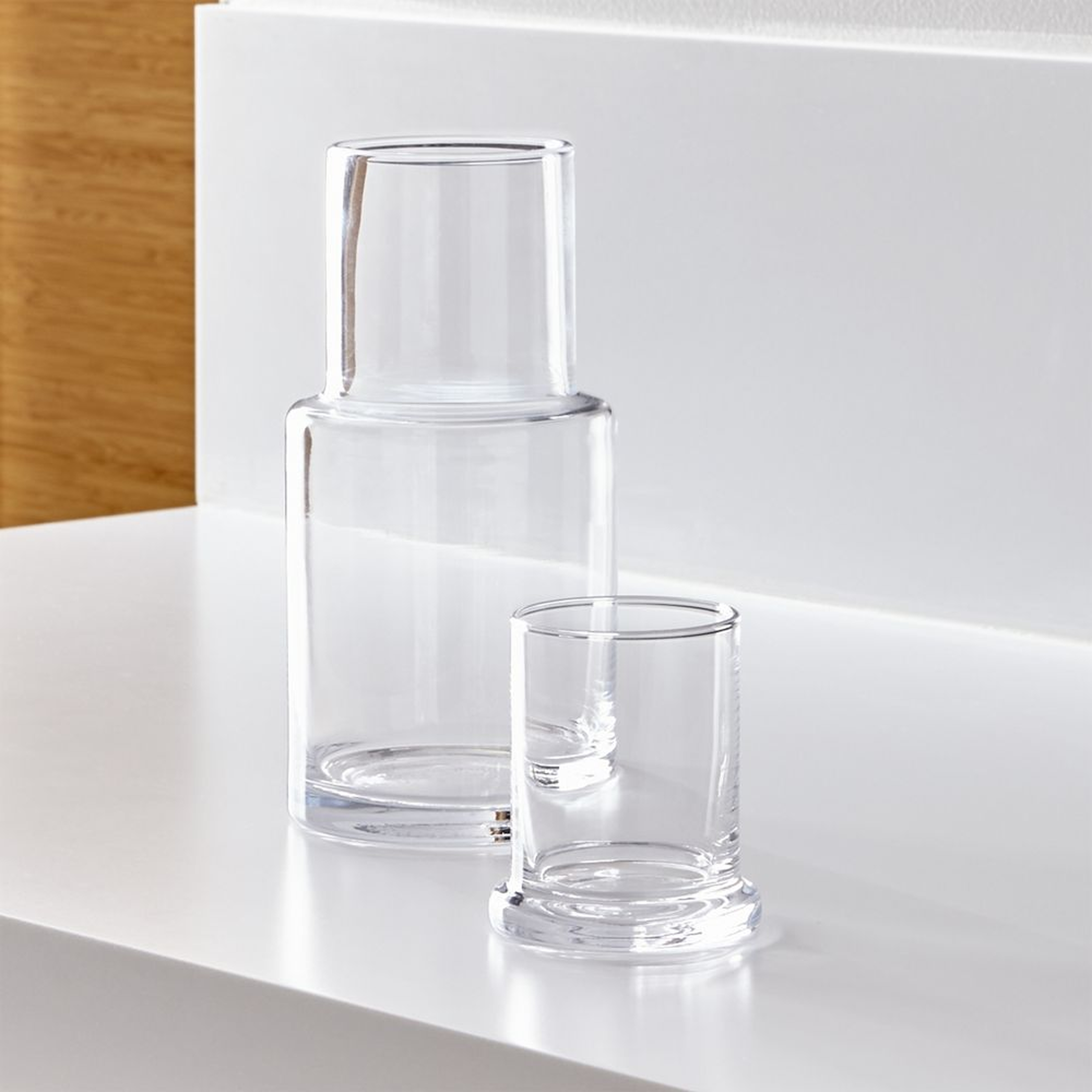 Clear Glass Carafe - Crate and Barrel