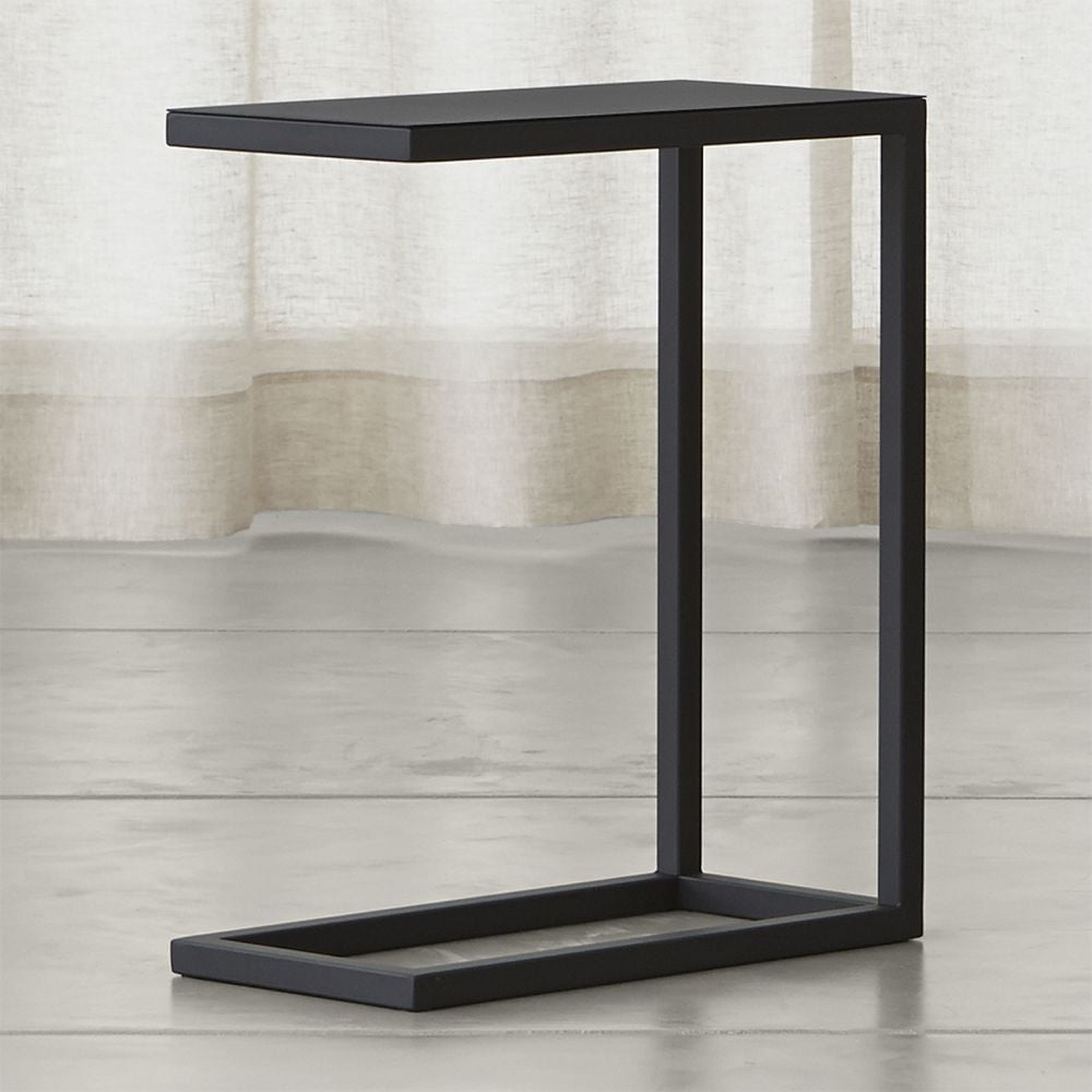 Avenue Black C Table - Crate and Barrel