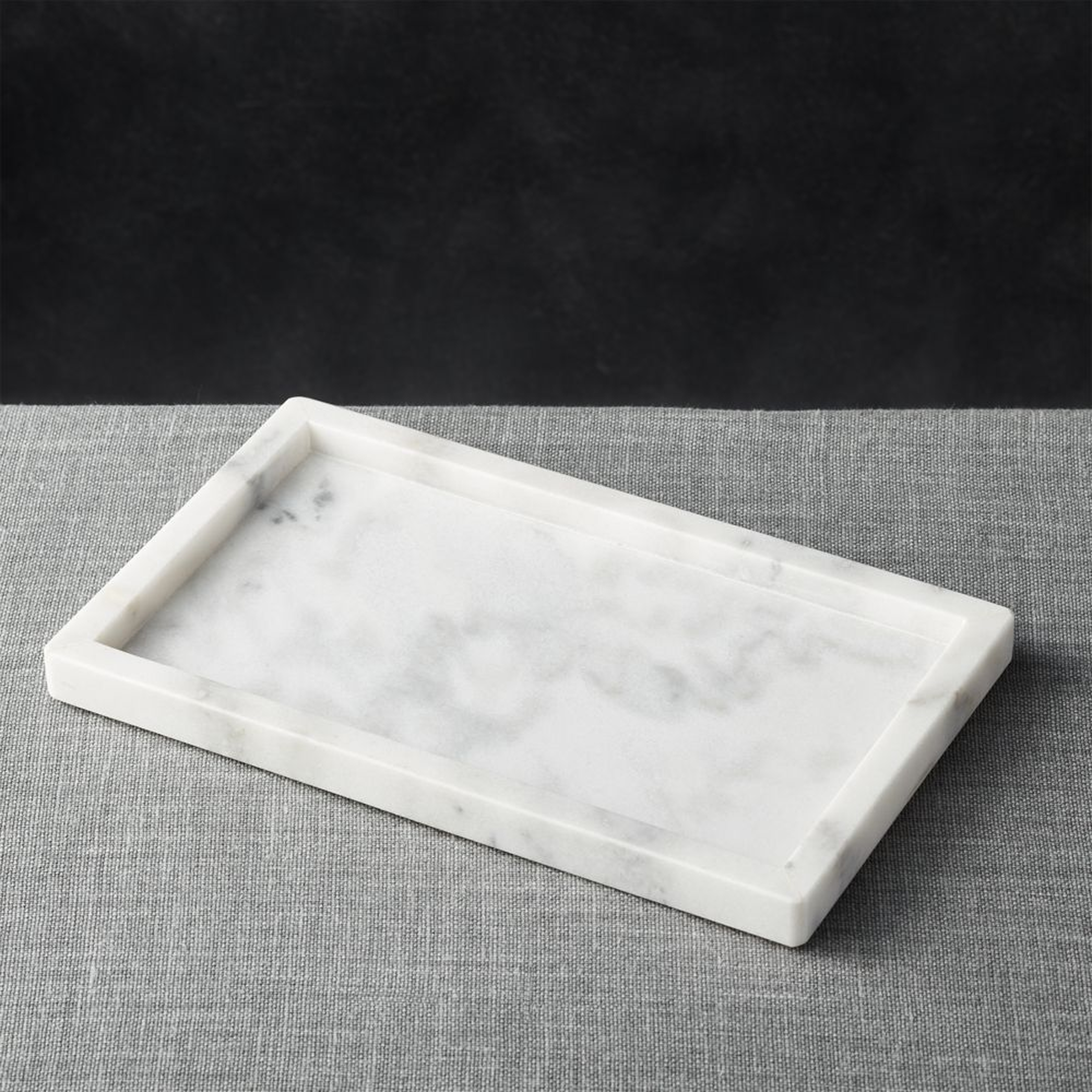 French Kitchen Marble Rectangle Tray - Crate and Barrel
