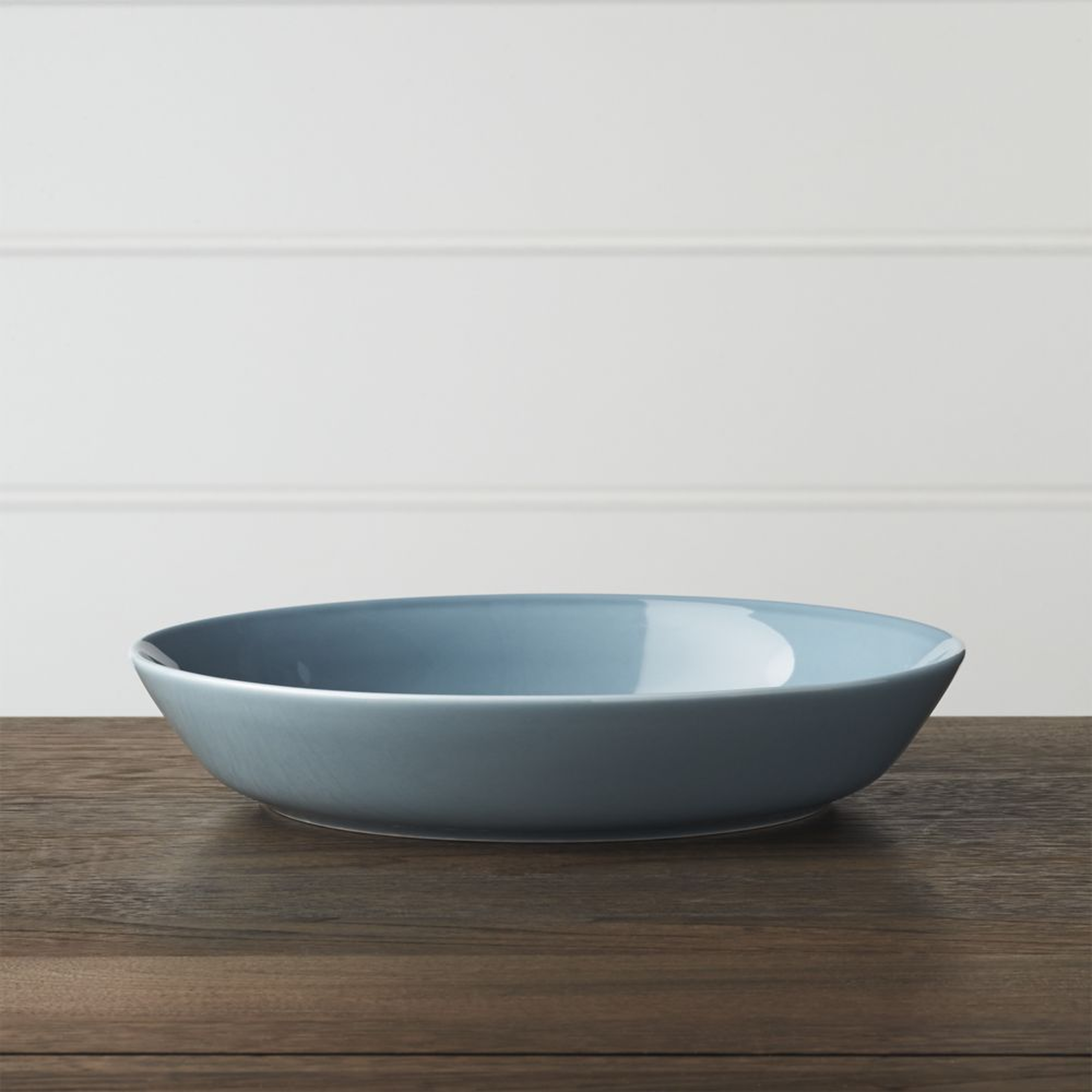 Hue Blue Low Bowl - Crate and Barrel