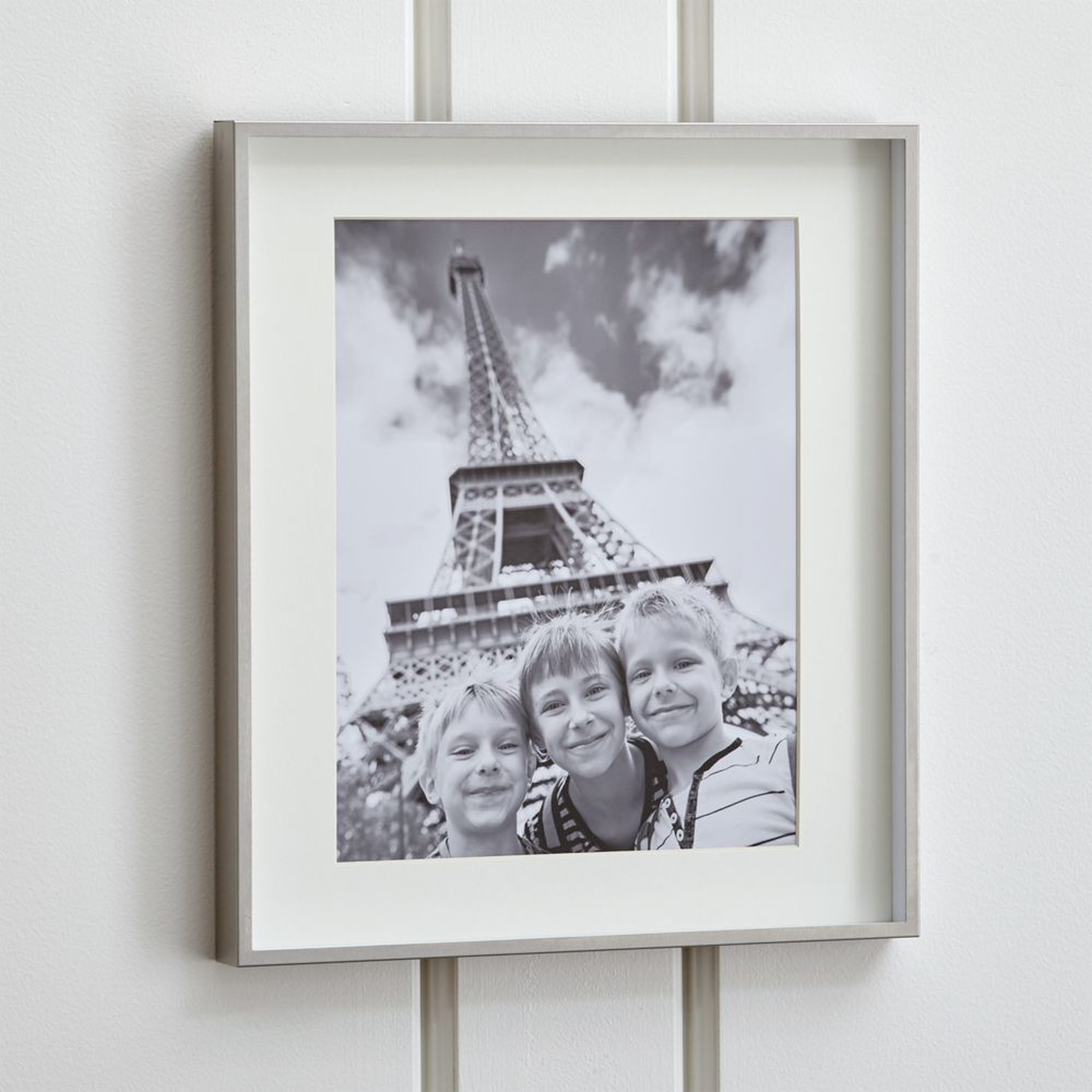 Brushed Silver 11x14 Wall Picture Frame - Crate and Barrel