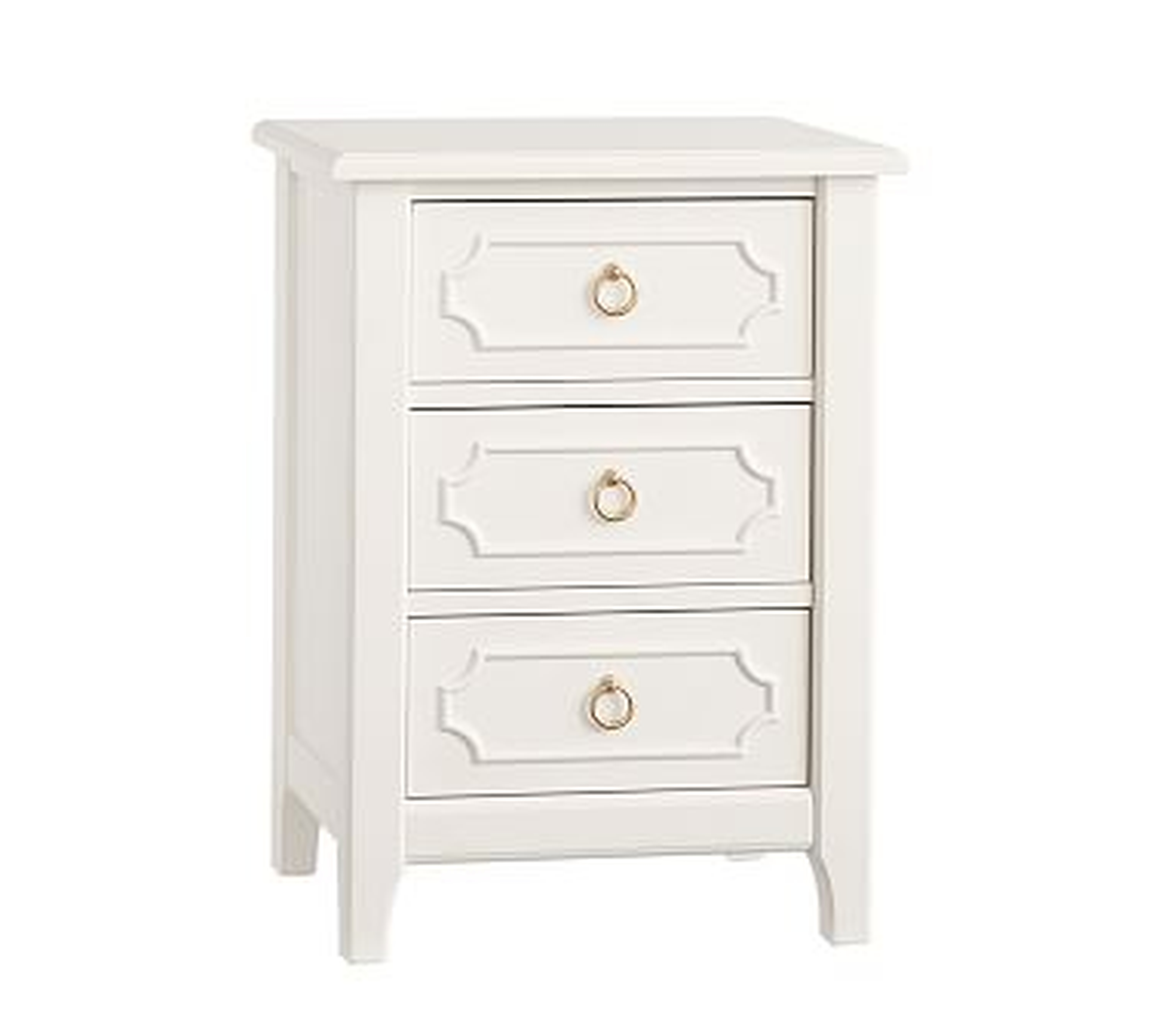Ava Regency Nightstand, Simply White, In-Home Delivery - Pottery Barn Kids