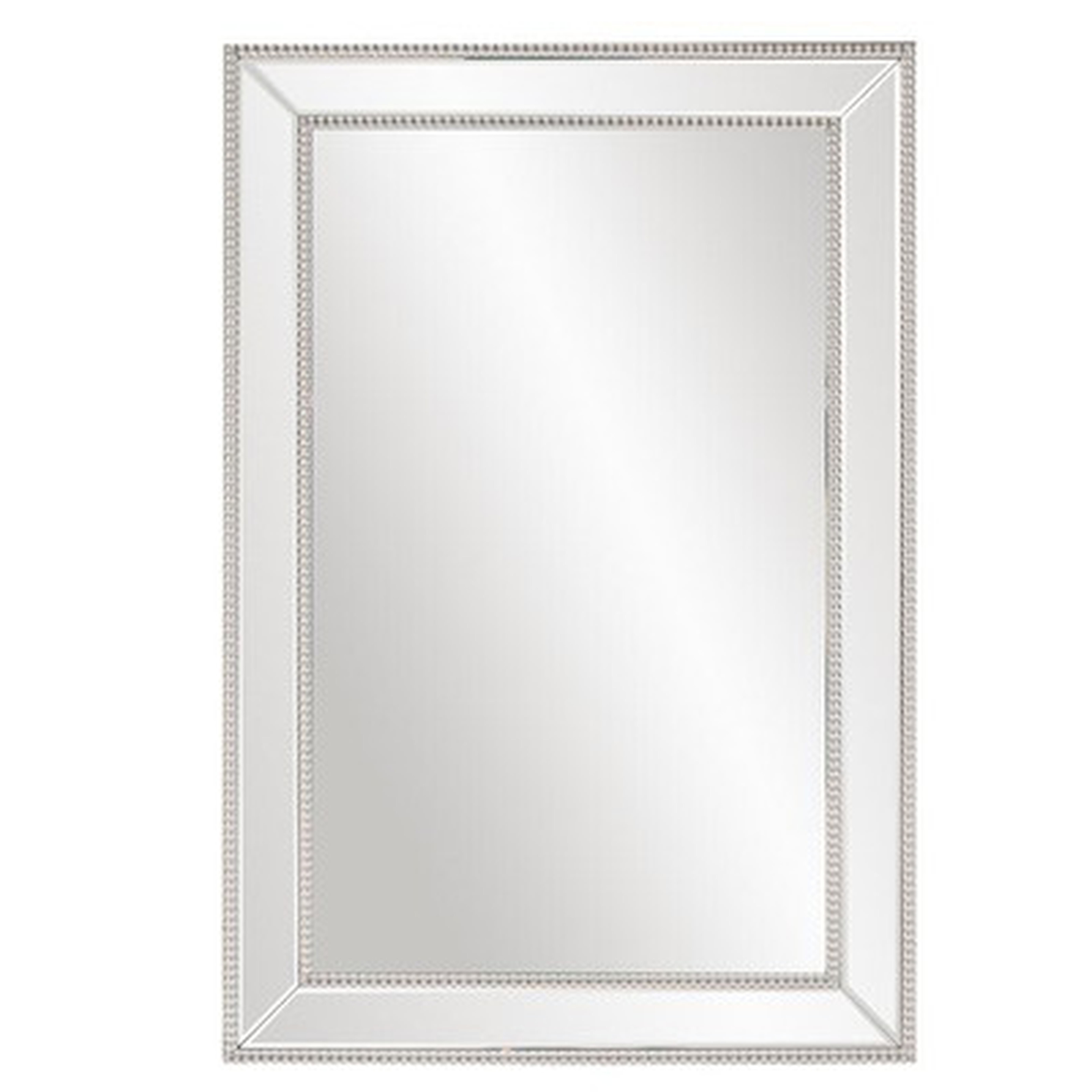 Clarimond Silver Rectangle Wall Mirror - Wayfair