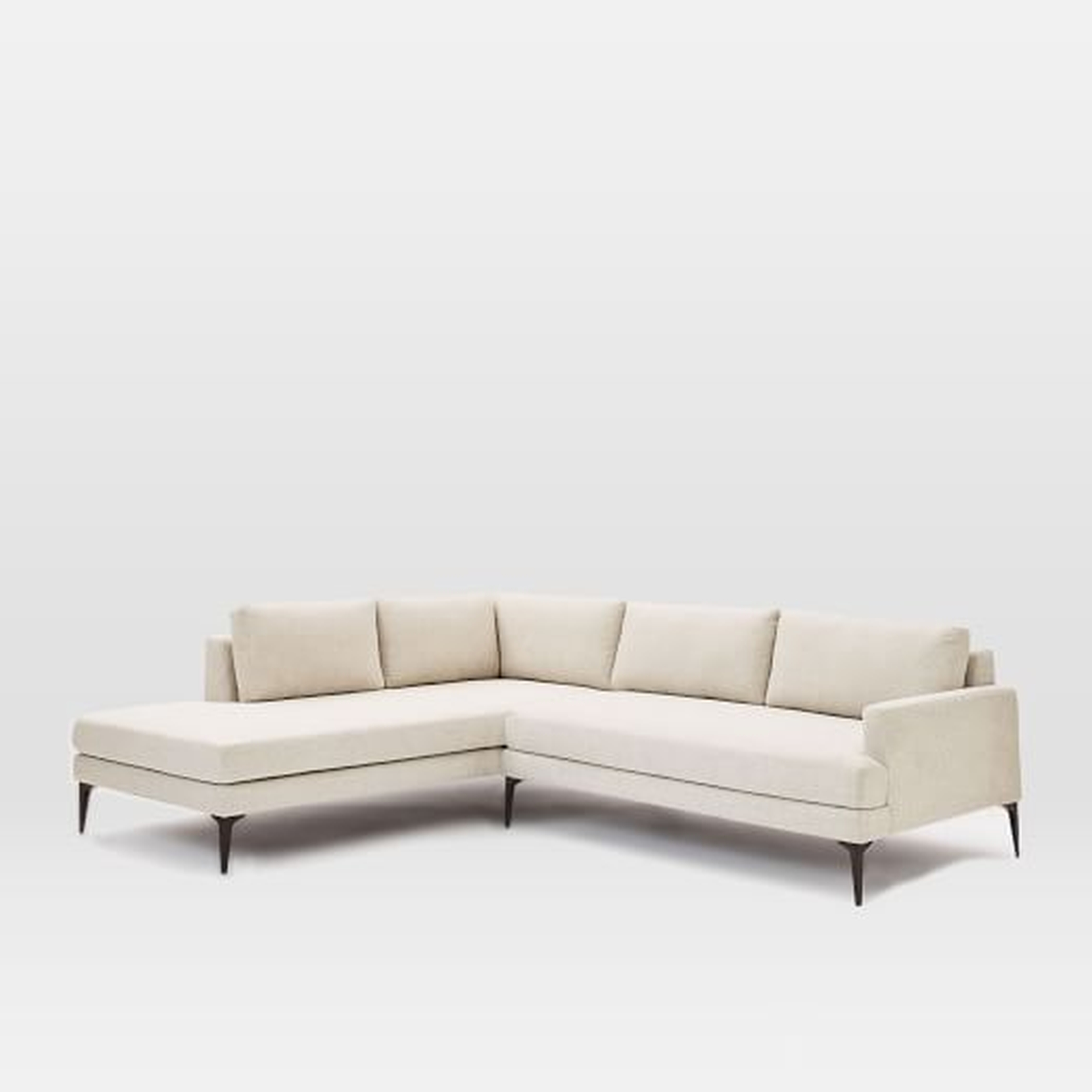 Andes Terminal Chaise Sectional - Left Terminal Chaise 2-piece sectional - West Elm
