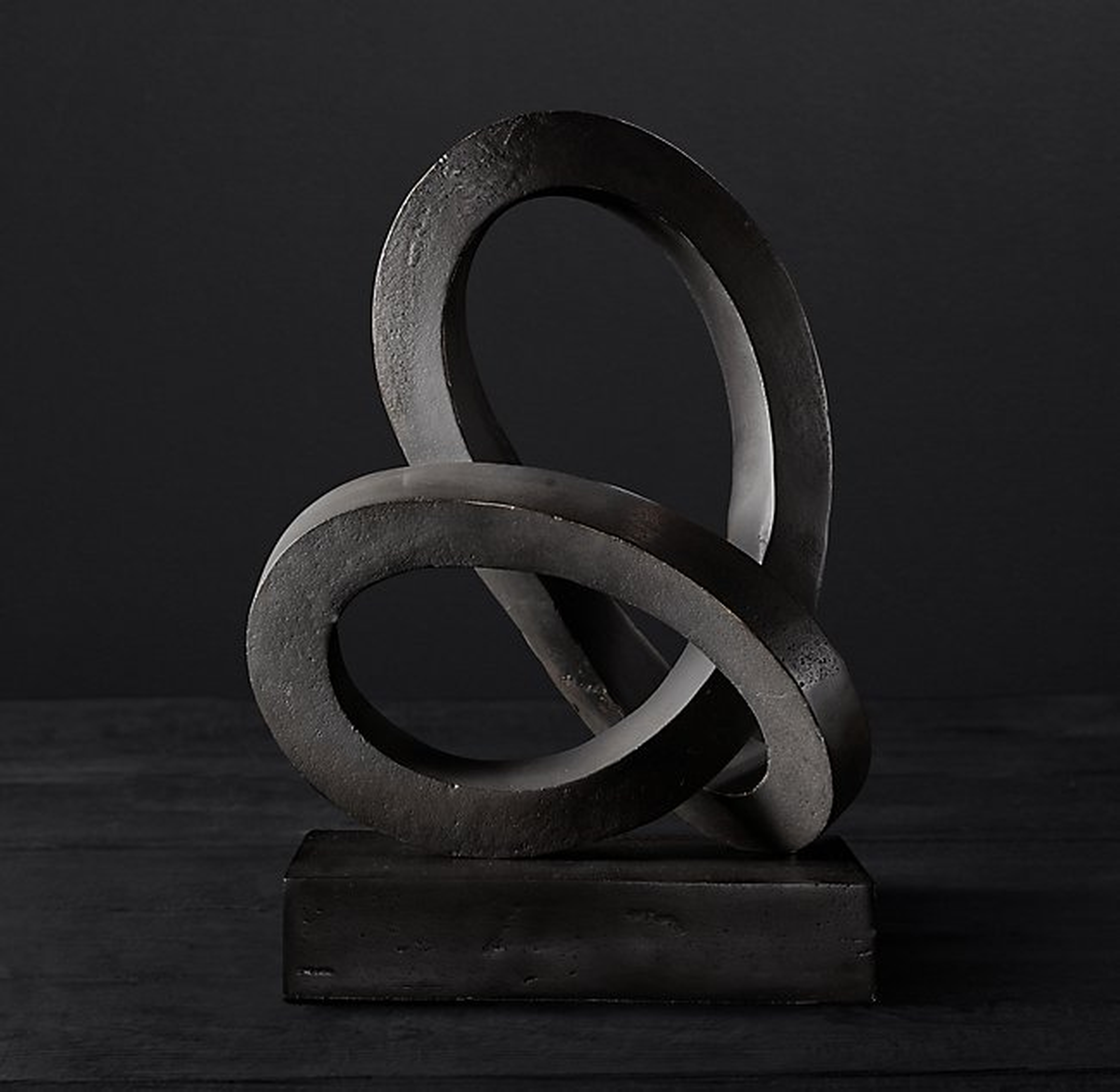 CAST METAL ABSTRACT SCULPTURE 4 - RH