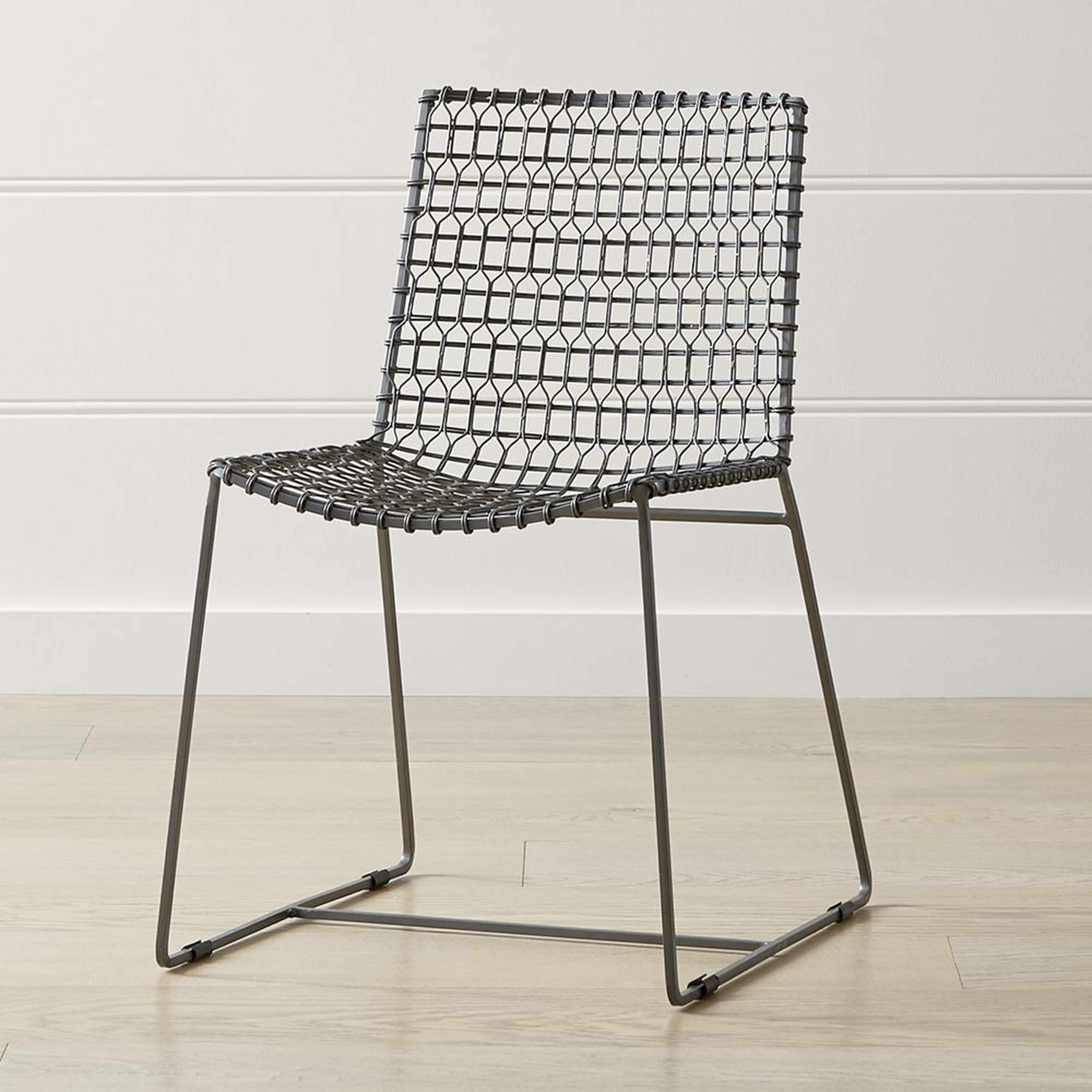 Tig Metal Dining Chair - Crate and Barrel