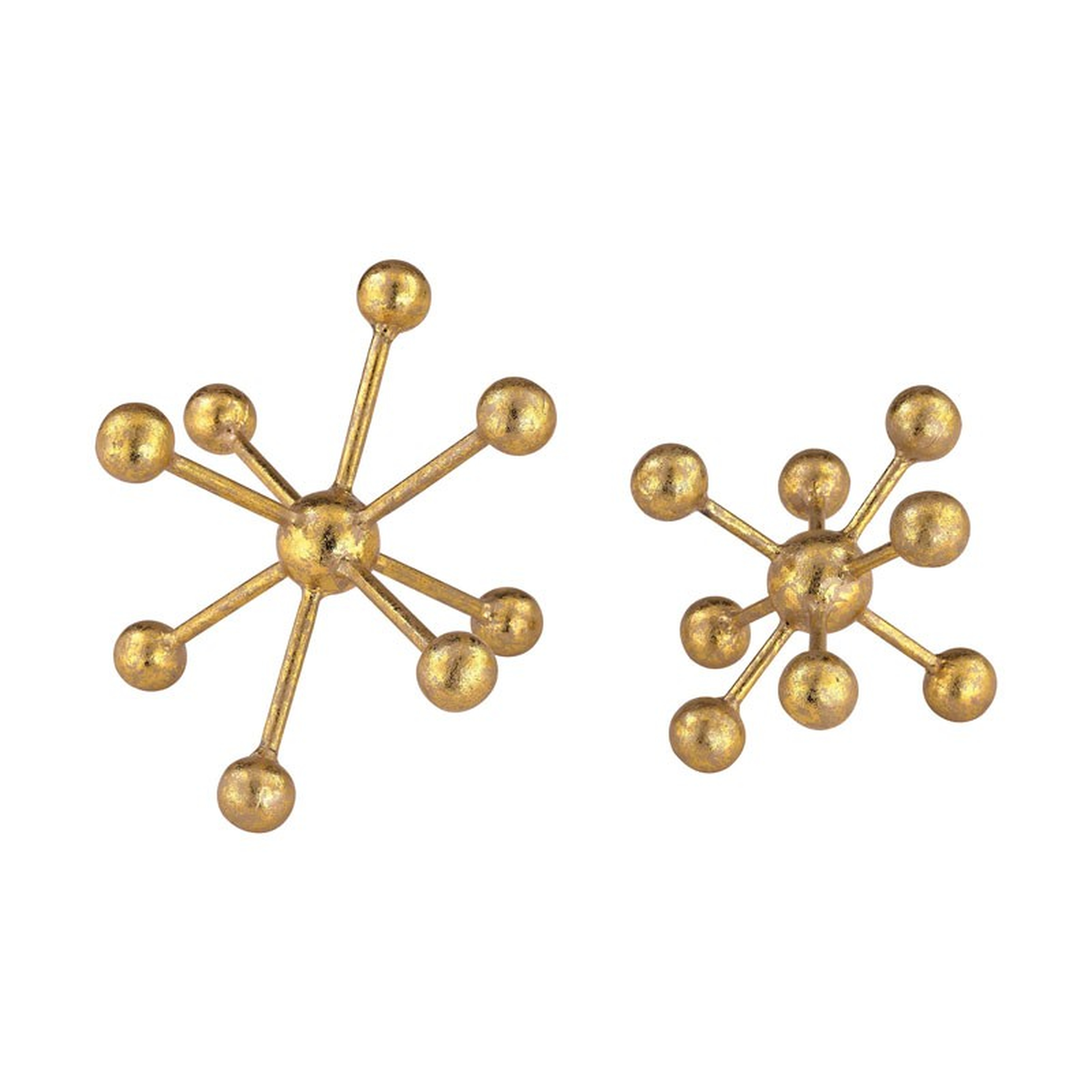 Golden Molecules (SET OF 2) - Lulu and Georgia