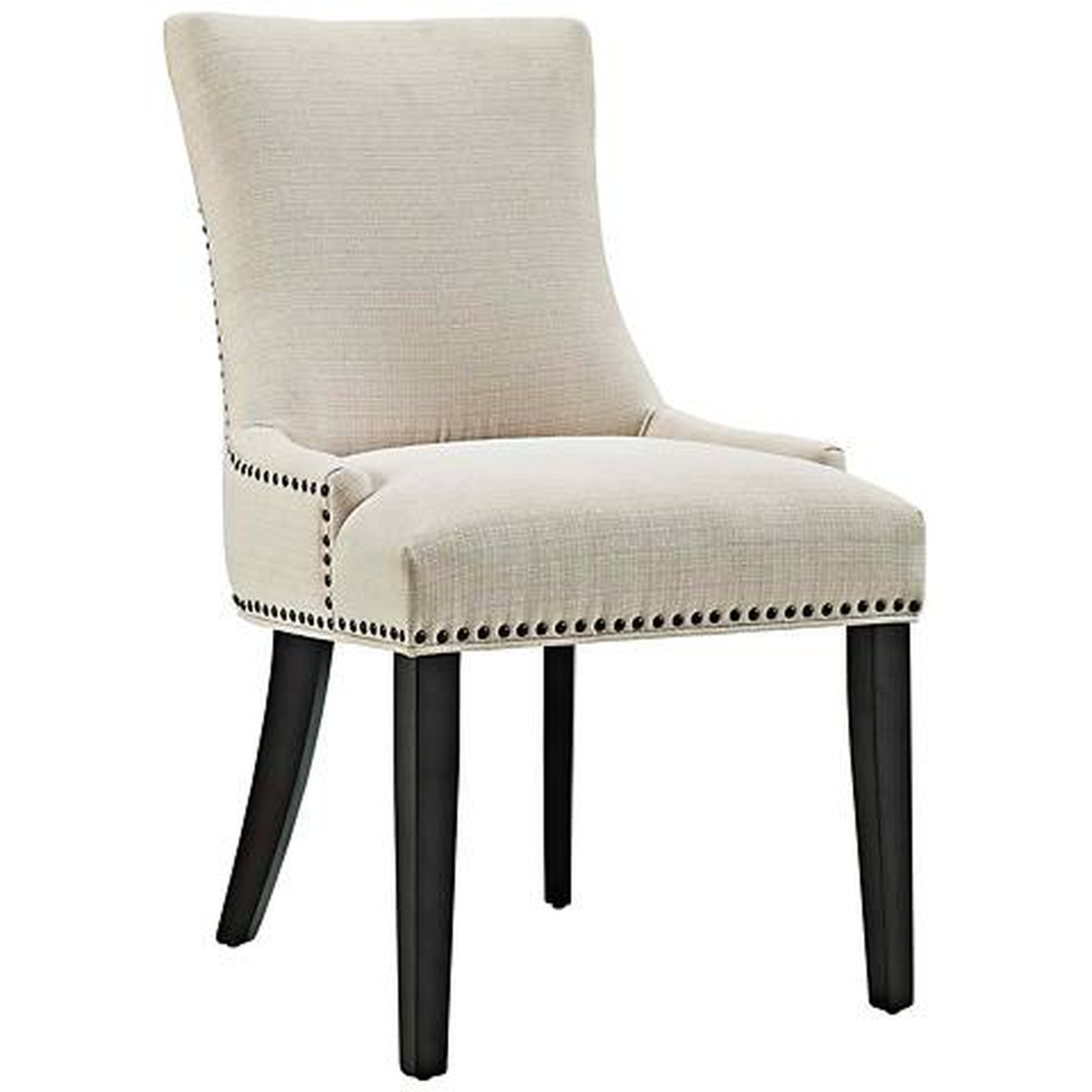 Marquis Fabric Dining Chair beige - Lamps Plus