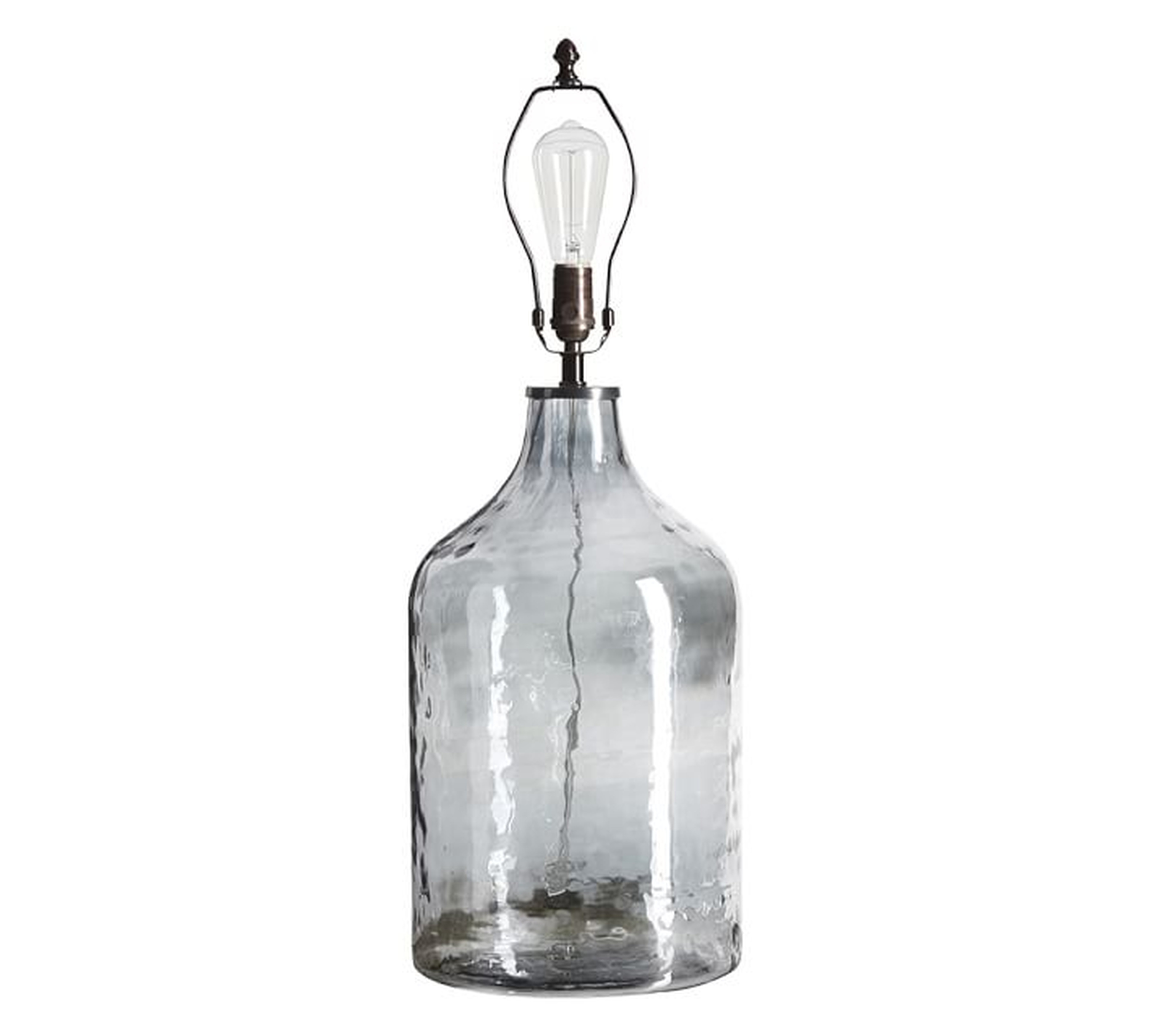 ALANA LUSTER GLASS JUG TABLE LAMP BASE - INDIGO - Pottery Barn