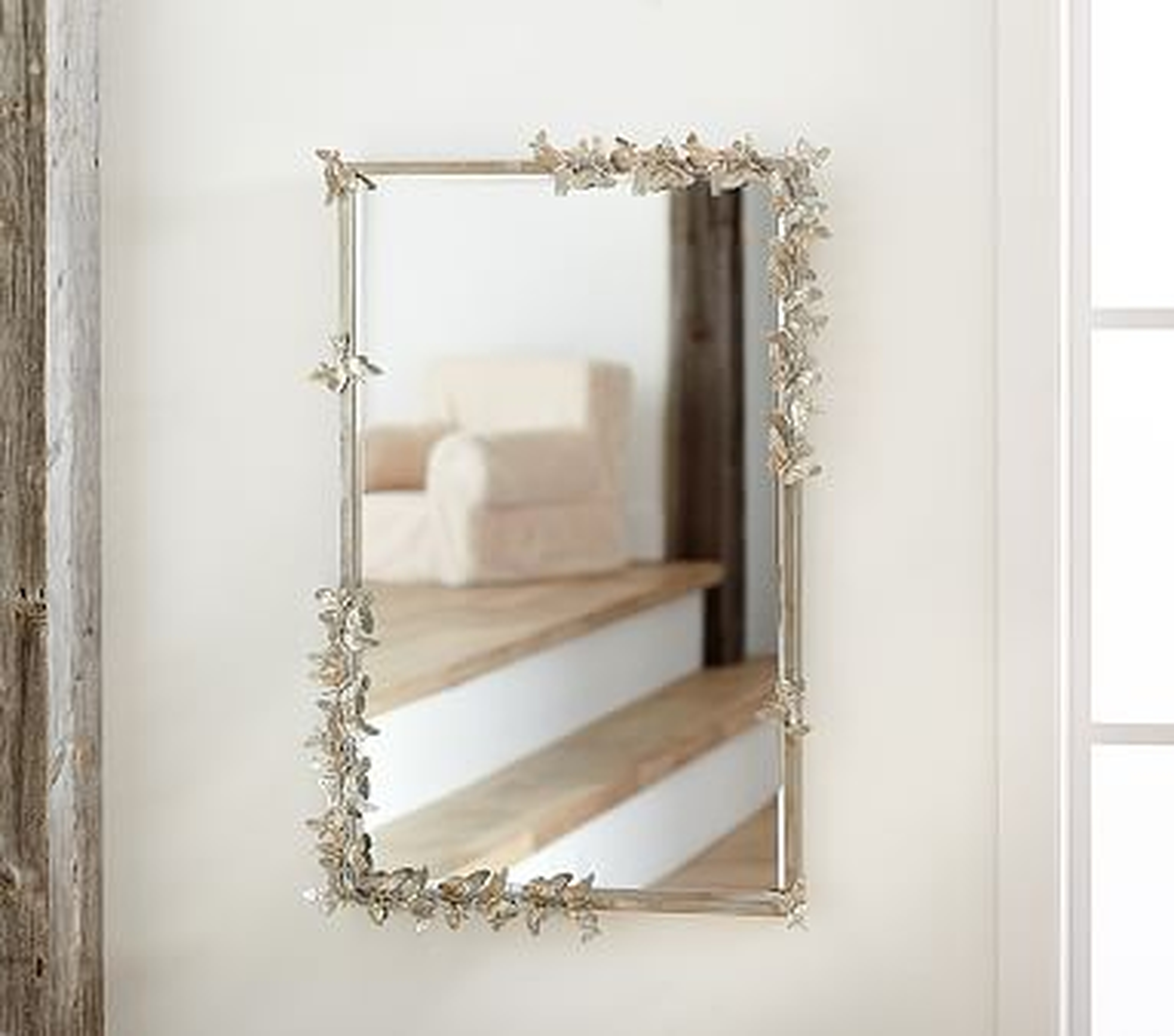 Monique Lhuillier Butterfly Rectangle Mirror - Pottery Barn Kids