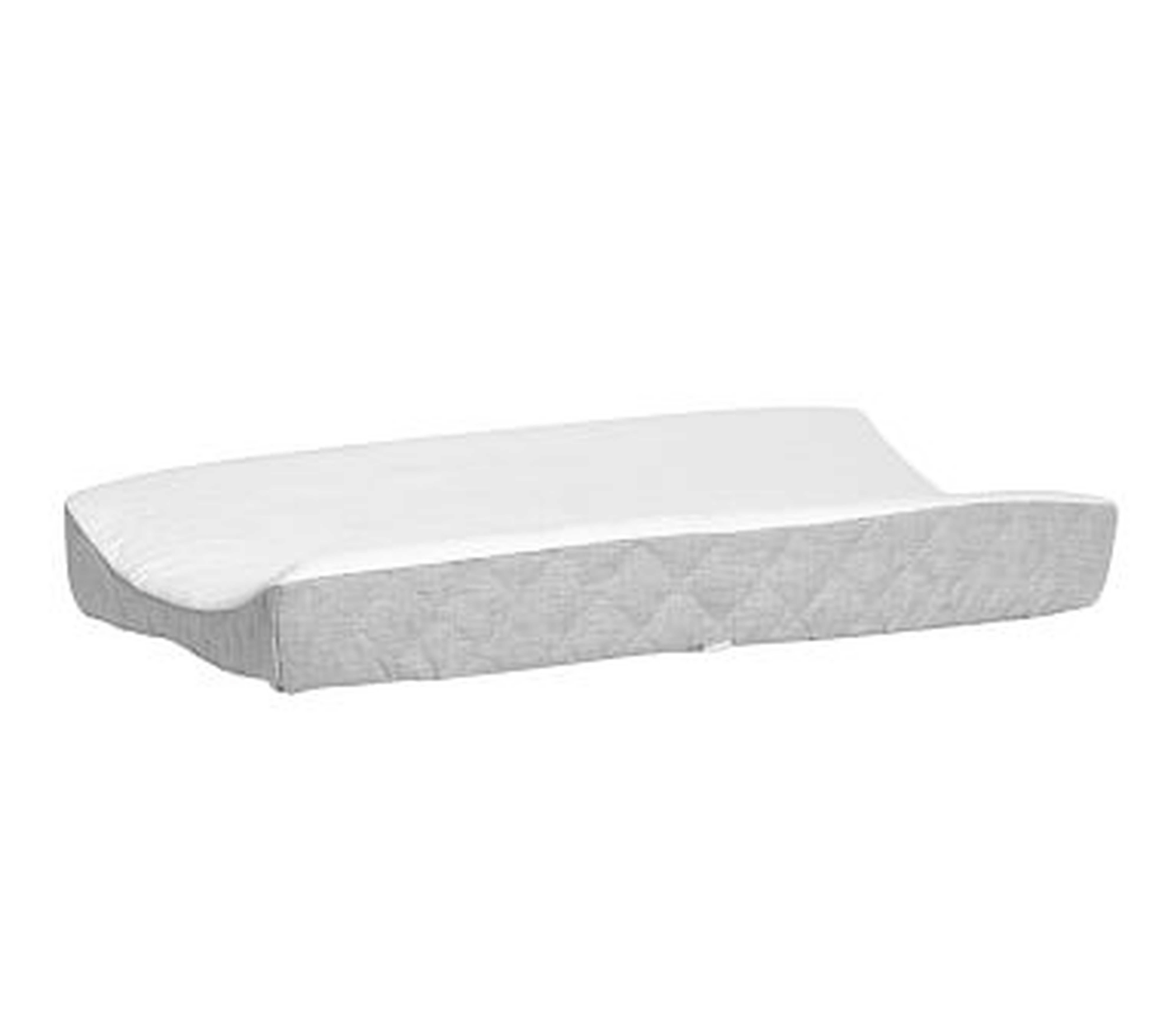 Belgian Flax Linen Changing Pad Cover, Gray - Pottery Barn Kids