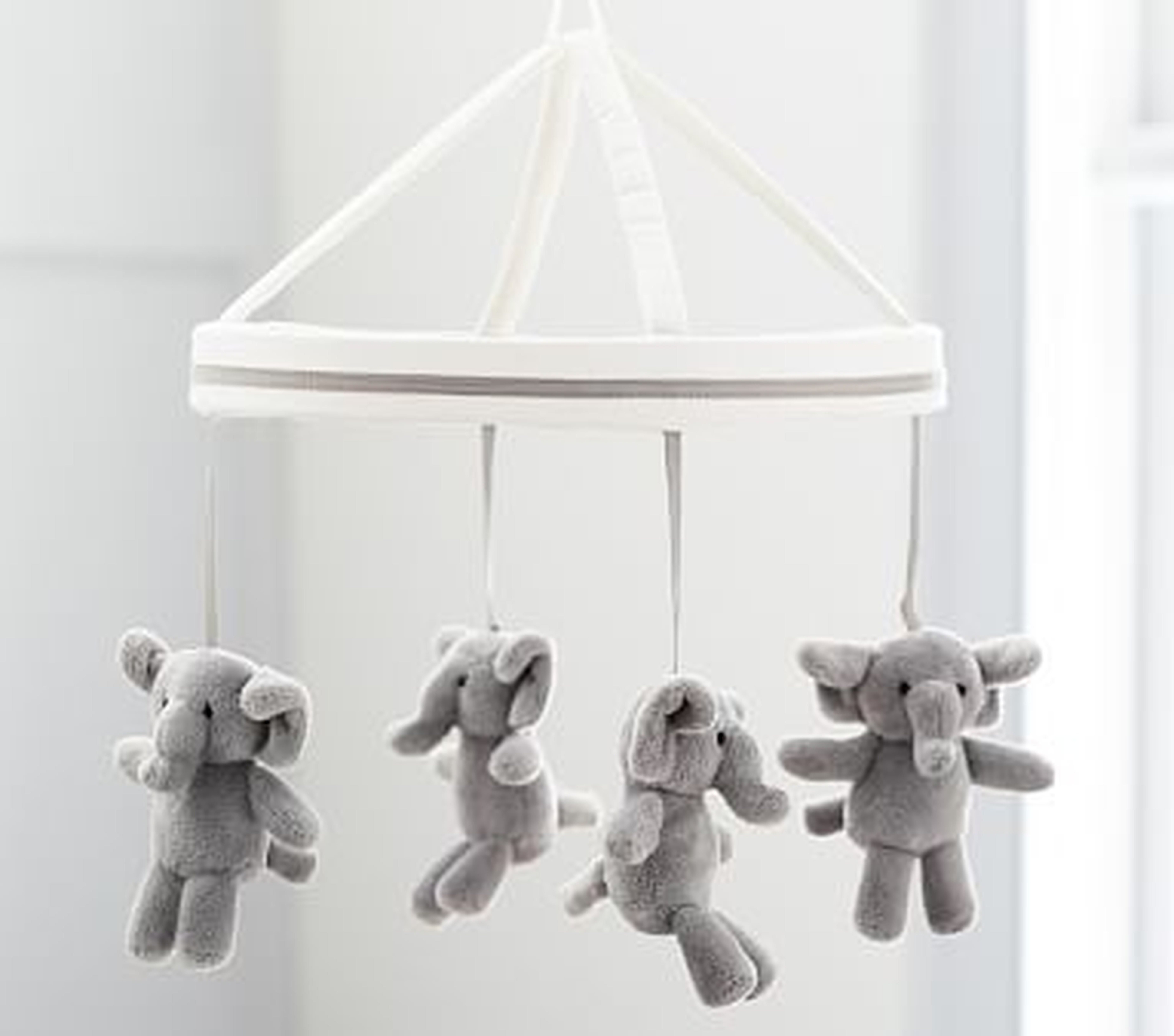Harper Elephant Crib Mobile - Pottery Barn Kids