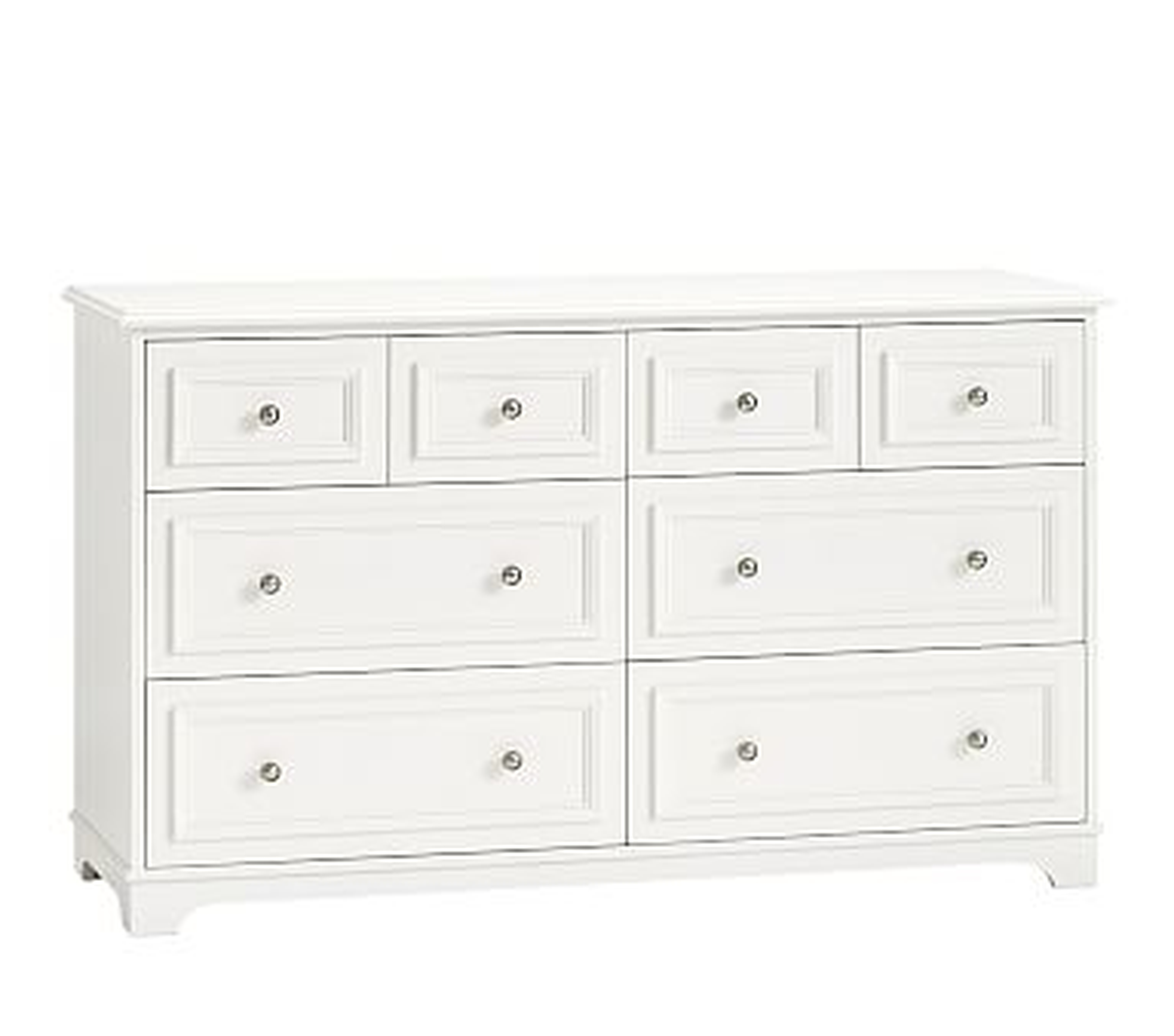 Fillmore Extra Wide Dresser, Simply White - Pottery Barn Kids