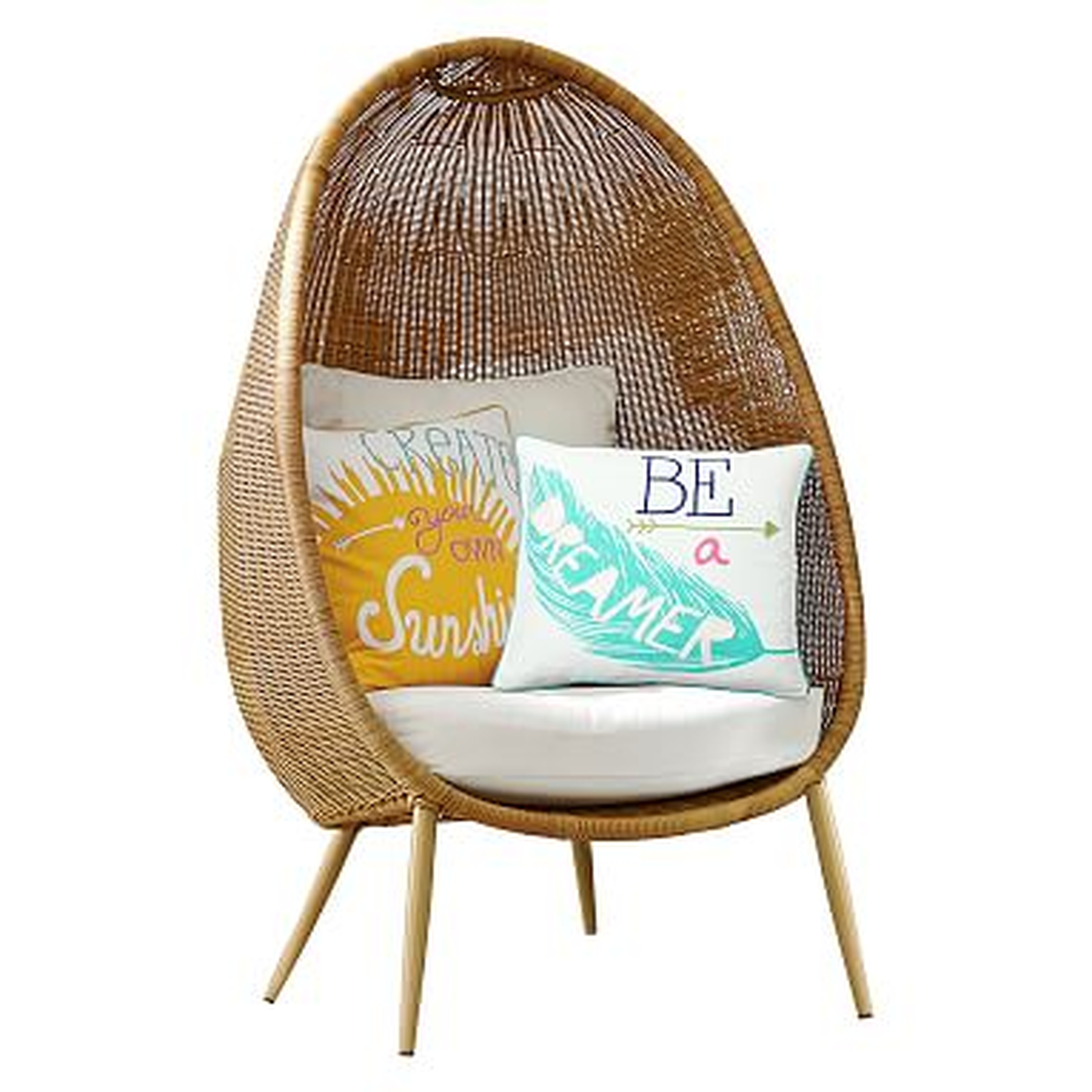 Woven Cave Chair, Natural - Pottery Barn Teen