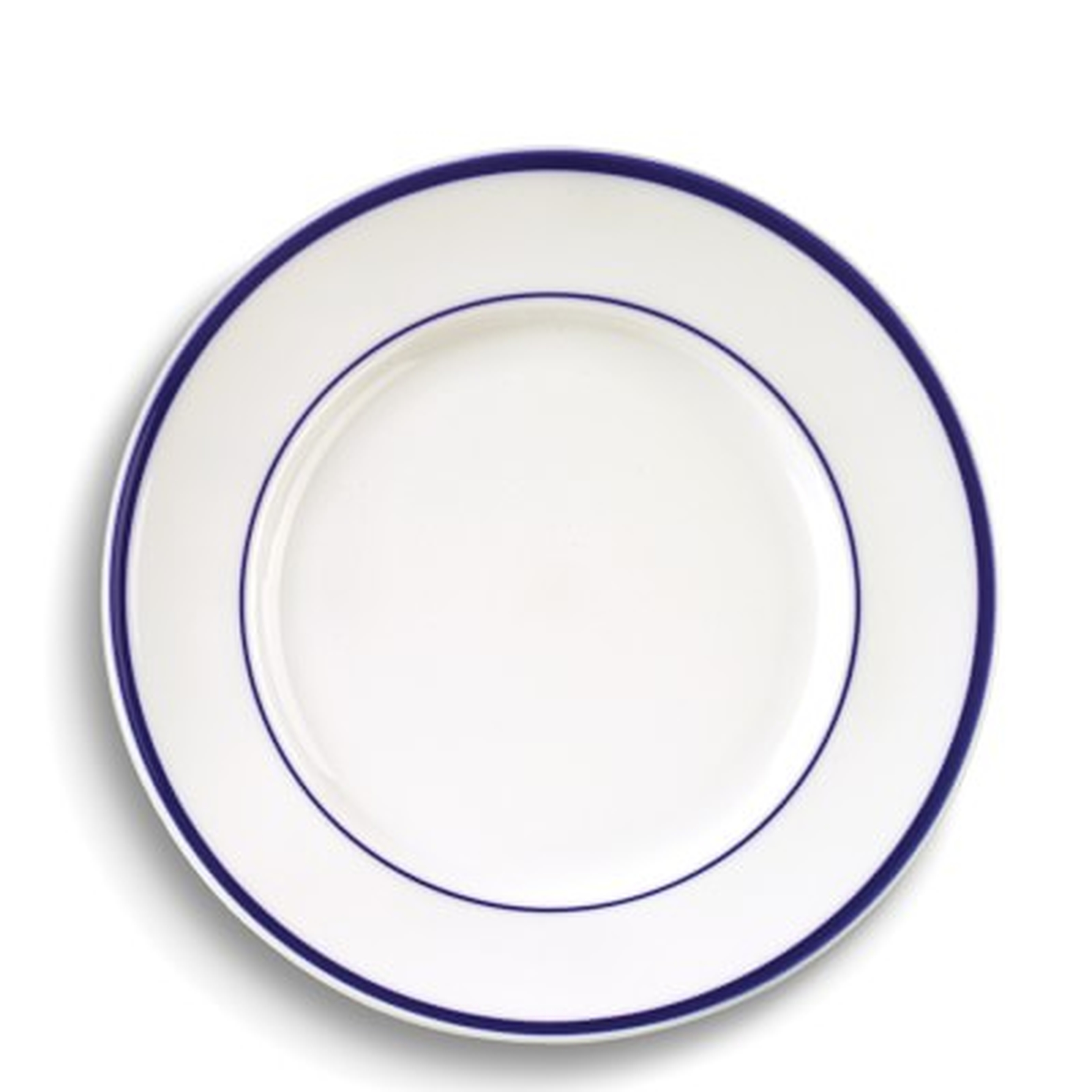 Brasserie Blue-Banded Porcelain Dinner Plates, Set of 4 - Williams Sonoma