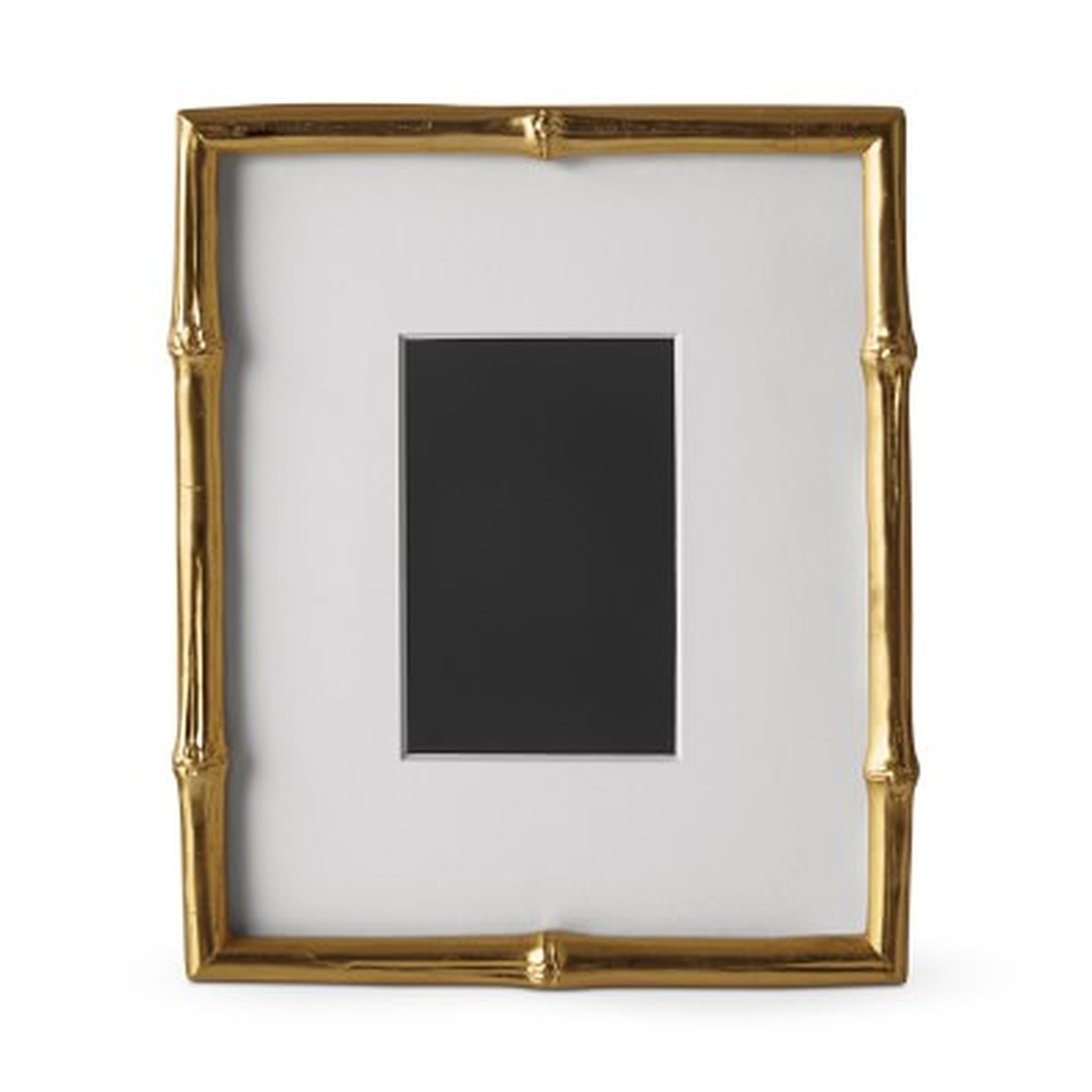 AERIN Gilded Bamboo Gallery Frame, 4" X 6" - Williams Sonoma