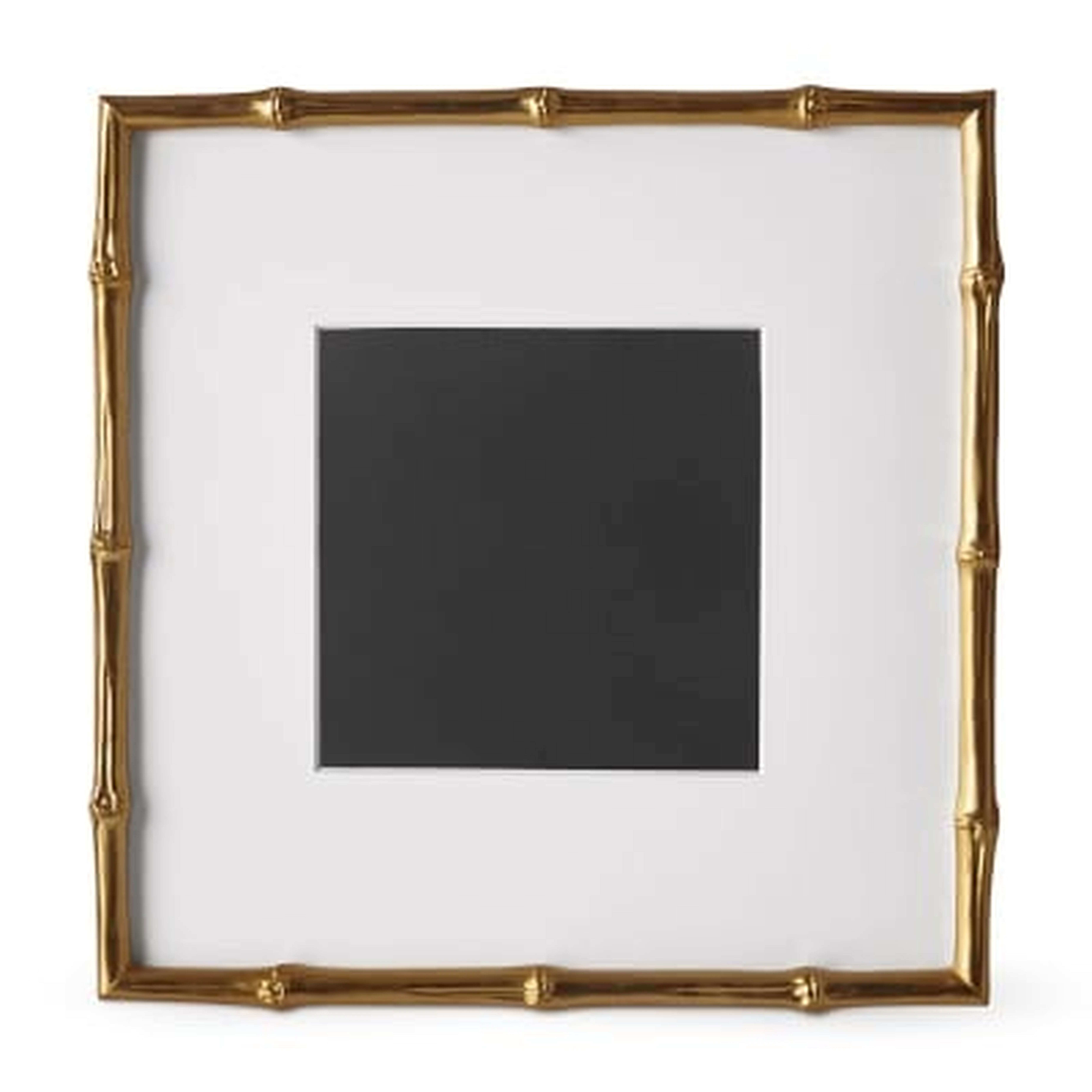 AERIN Gilded Bamboo Gallery Frame, 8" X 8" - Williams Sonoma