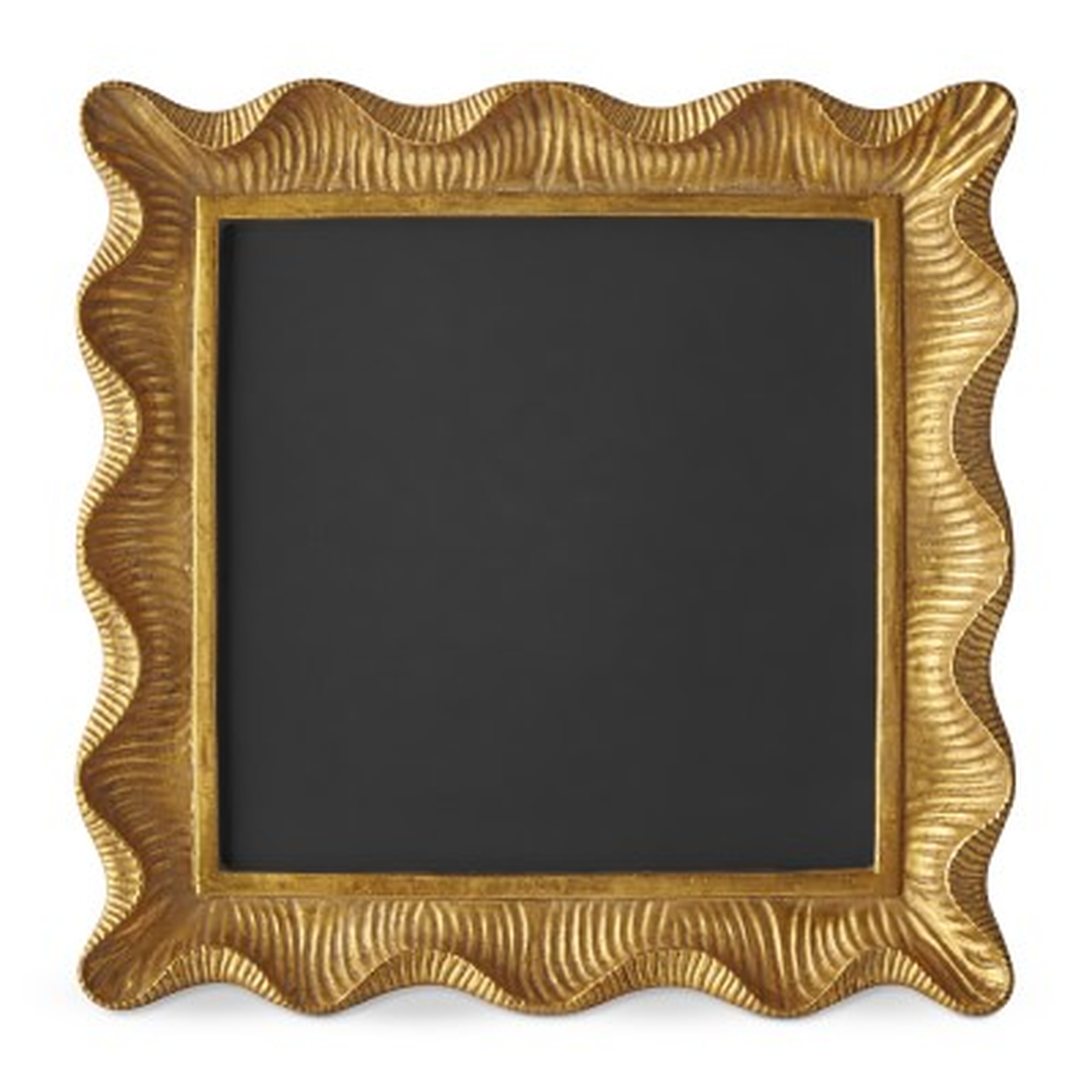AERIN Gold Scalloped Gallery Frame, 8" X 8" - Williams Sonoma
