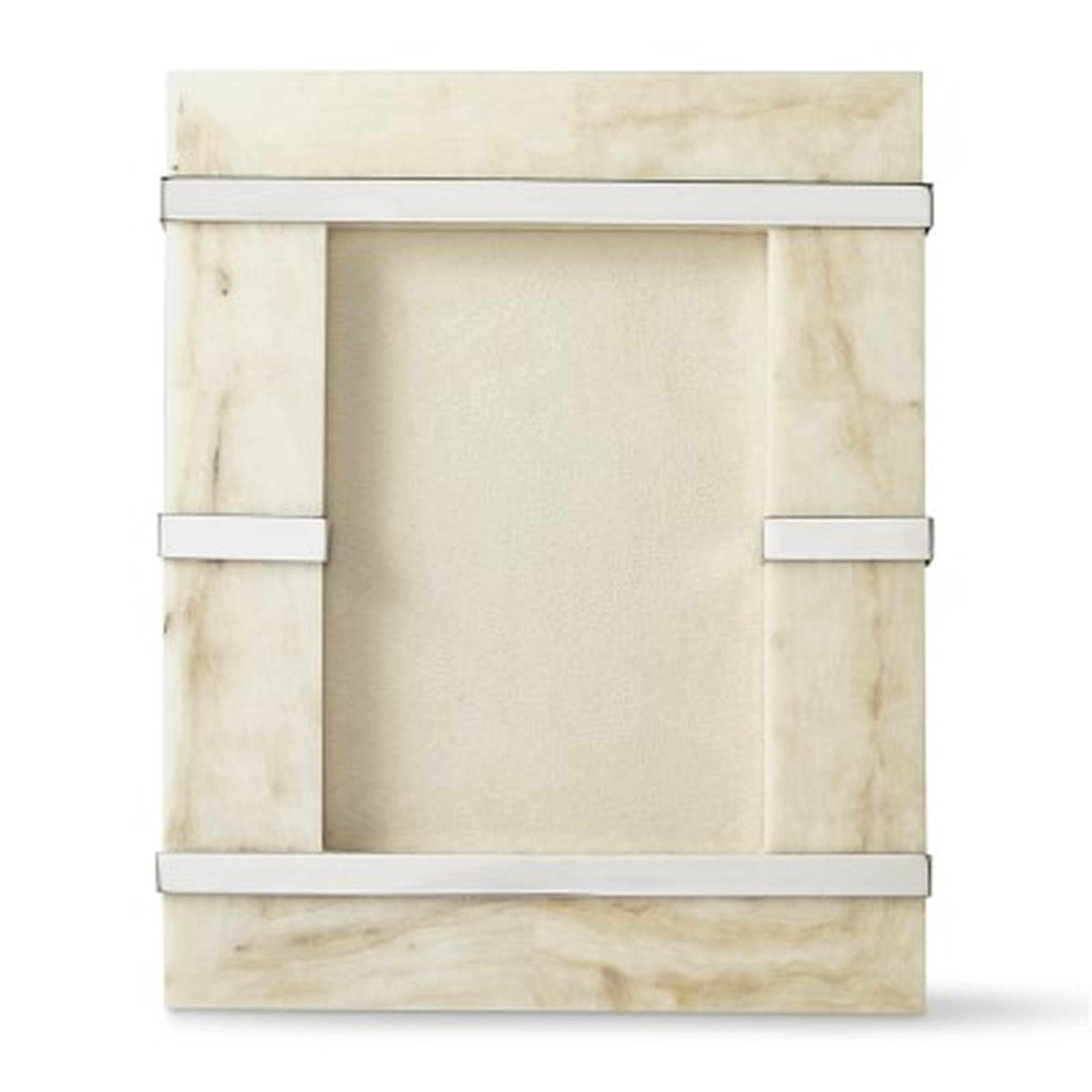 Stone and Polished Nickel Frame, 5" X 7" - Williams Sonoma