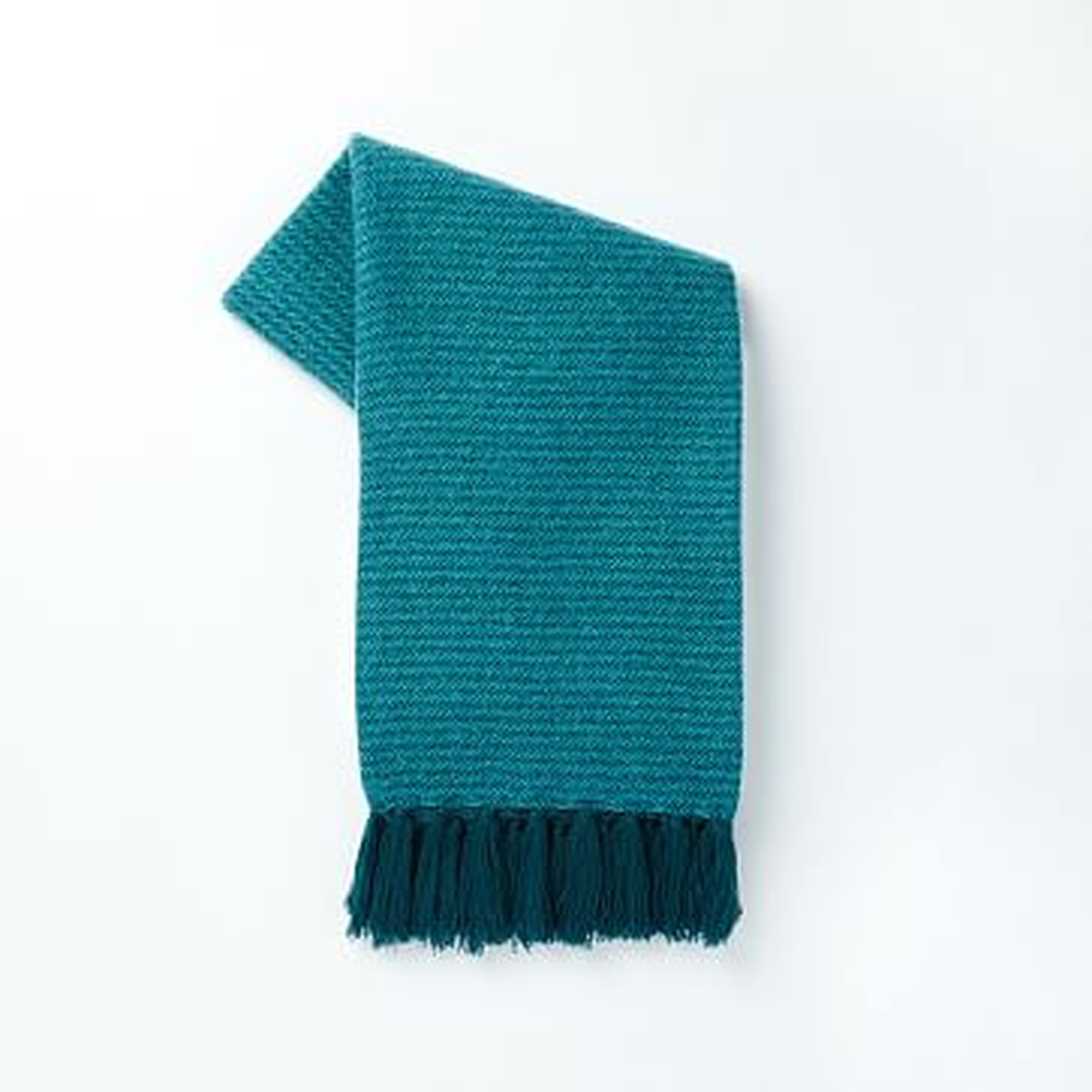 Coziest Solid Throw, 44"x56", Blue Teal - West Elm