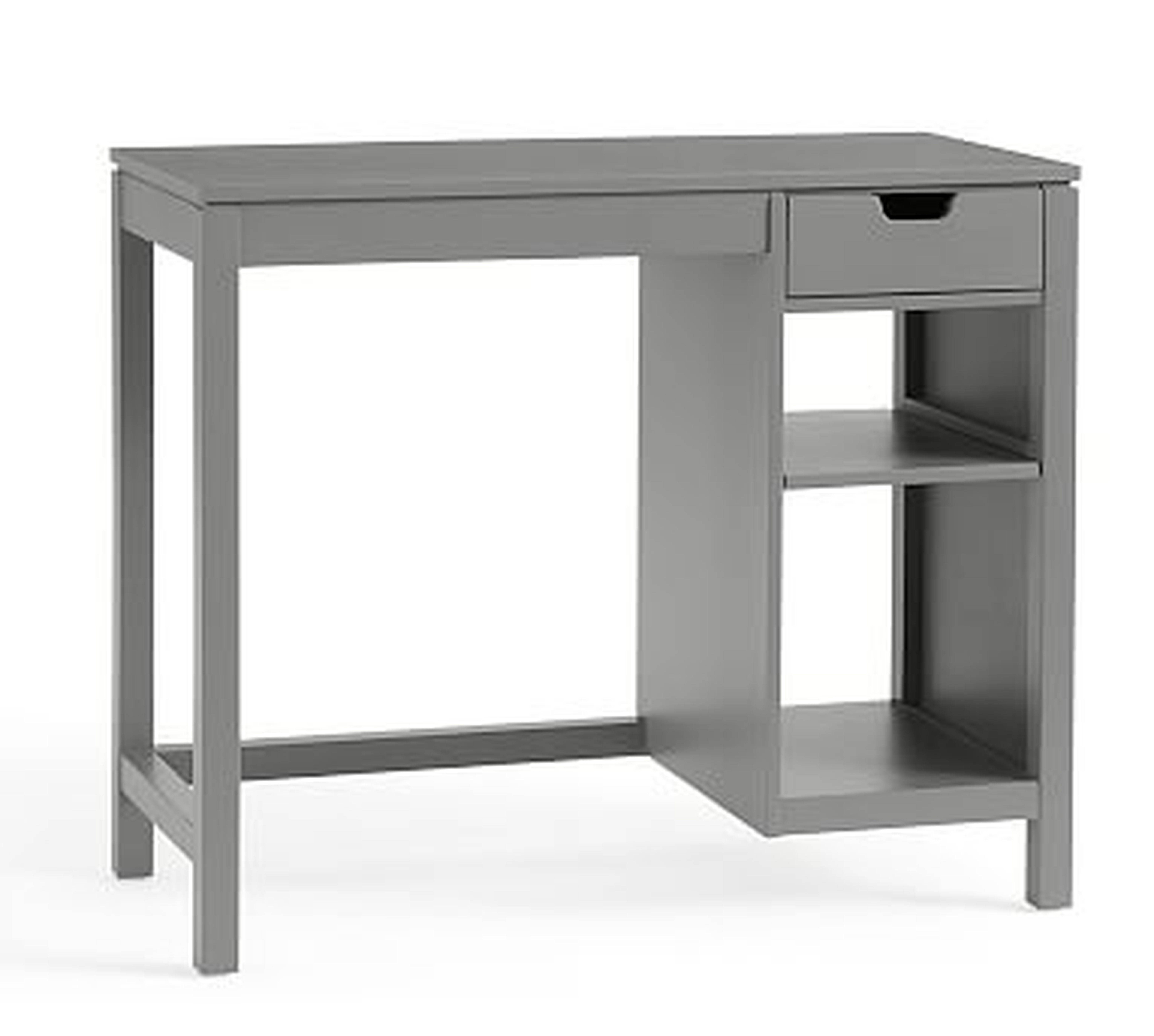 Windsor Modular Desk, Slate Gray - Pottery Barn