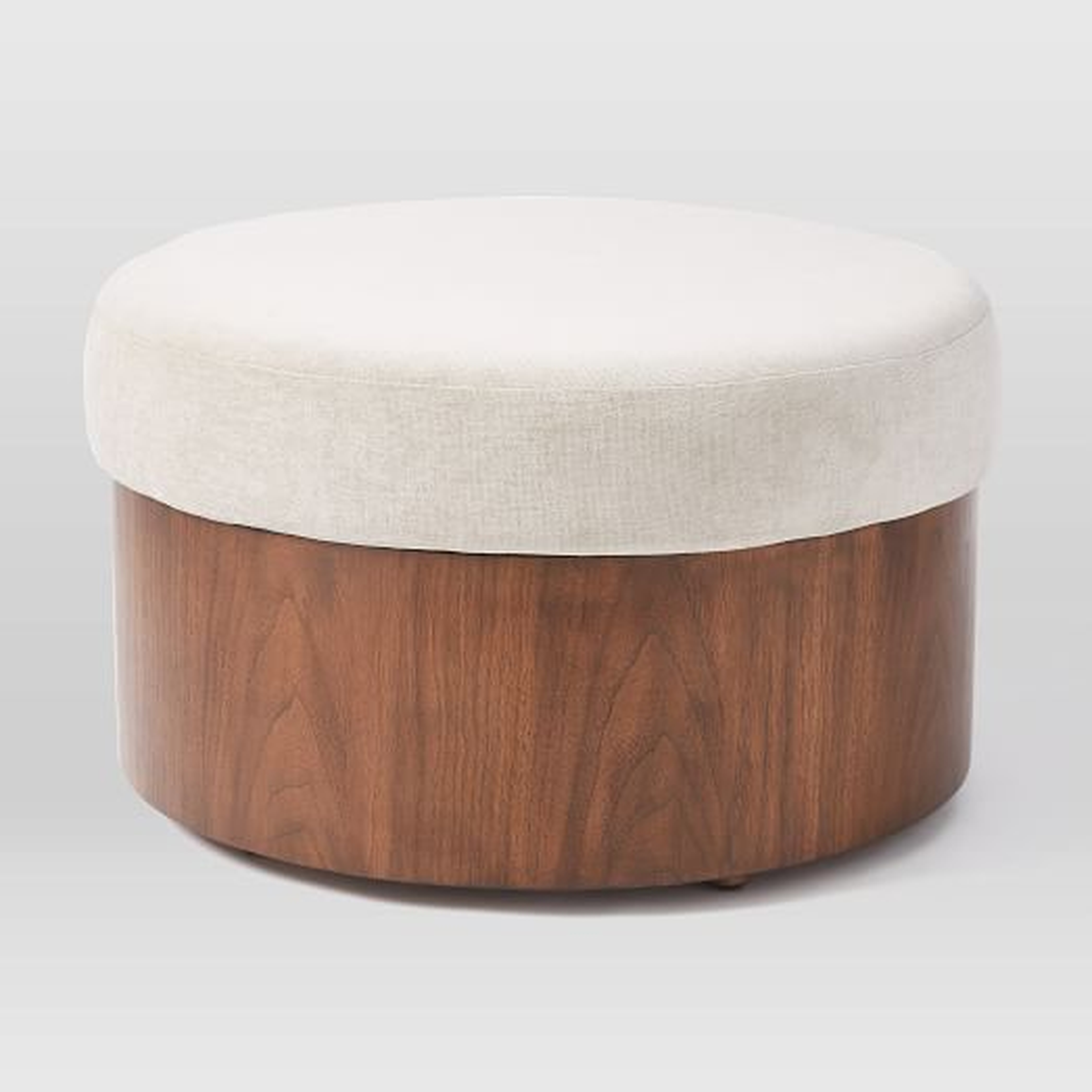 Upholstered Top Storage Ottoman - West Elm