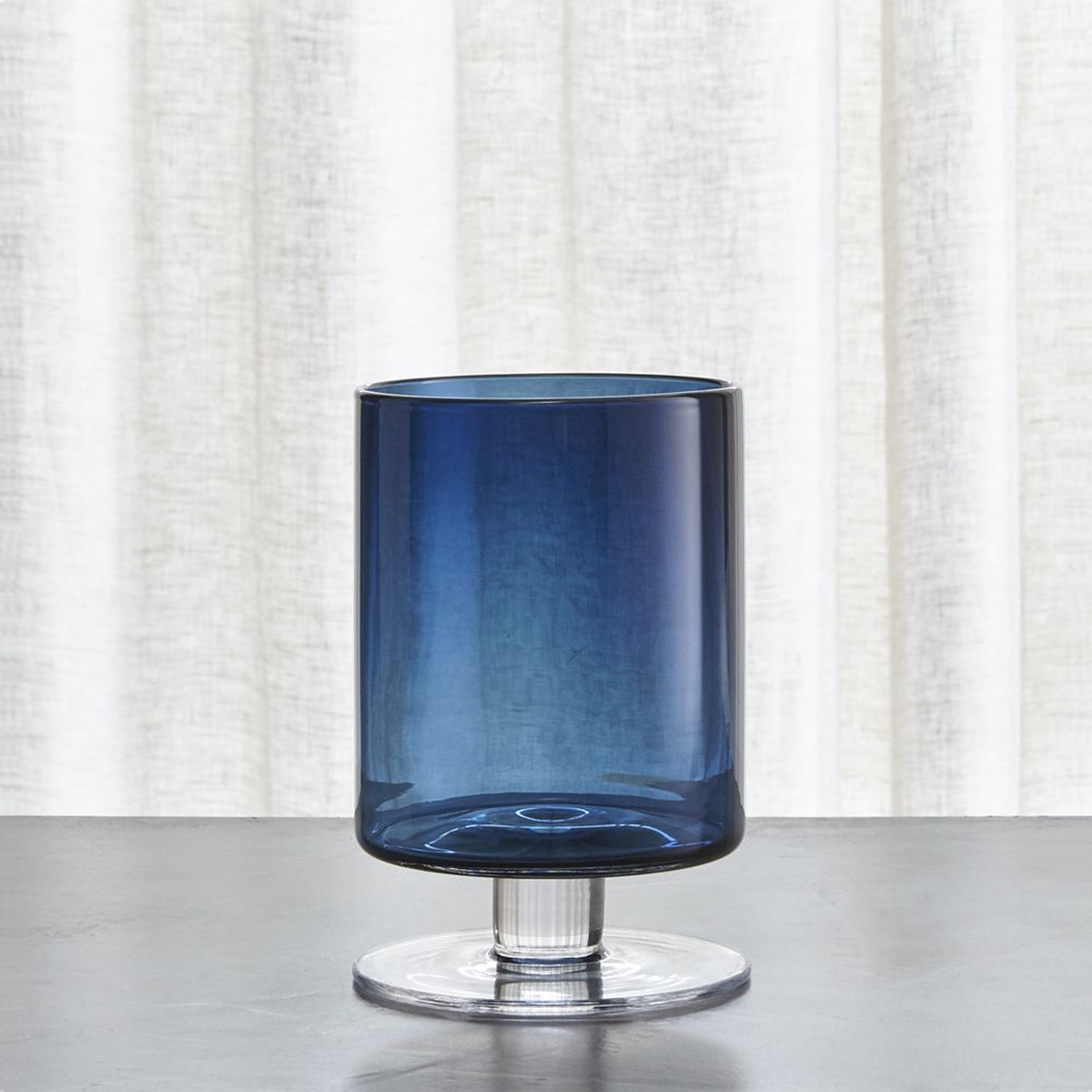 London Small Blue Hurricane - Crate and Barrel - Crate and Barrel