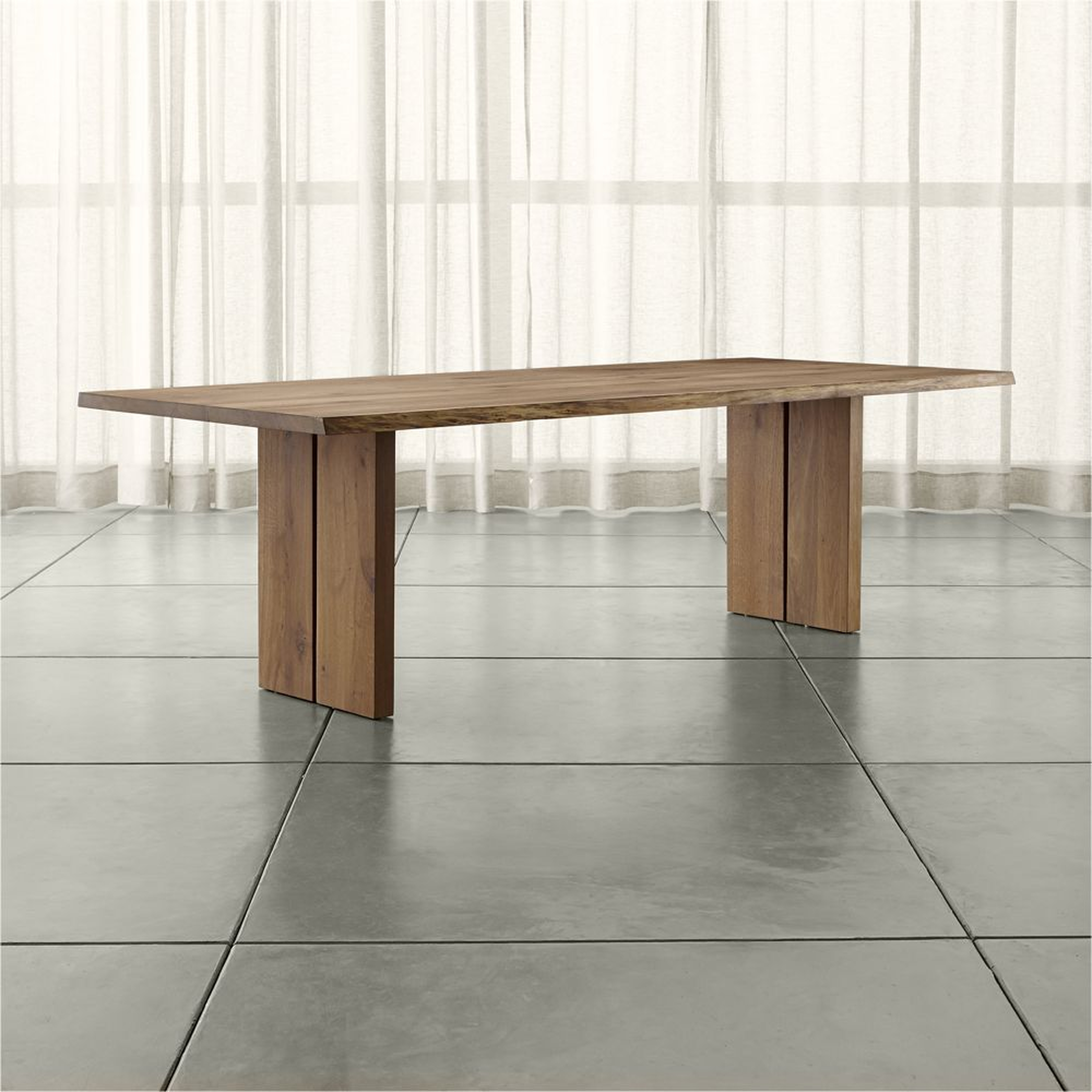 Dakota 99" Dining Table - Crate and Barrel - Crate and Barrel