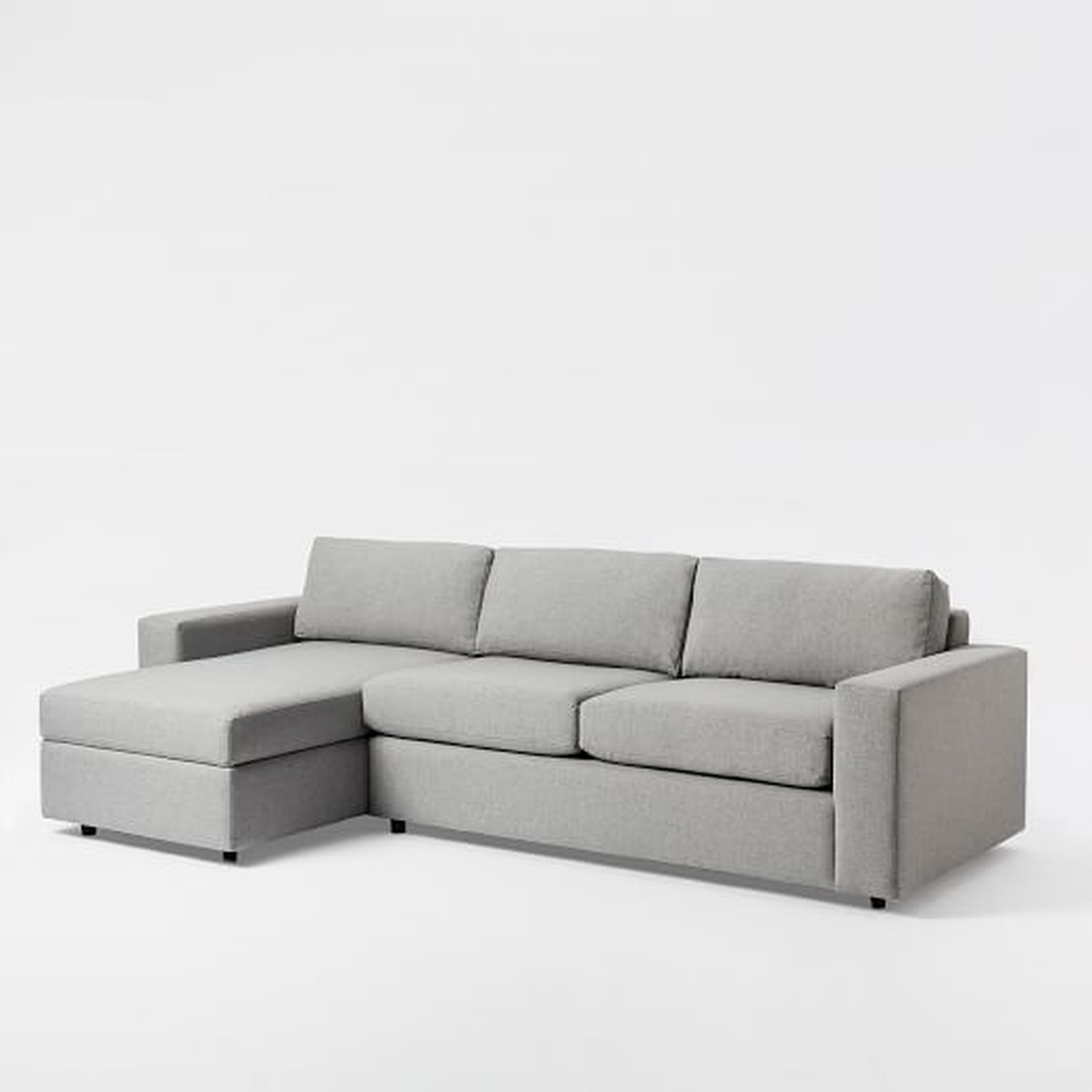 Urban 2-Piece Chaise Sectional - Small, Left Chaise 2-Piece Sectional - West Elm