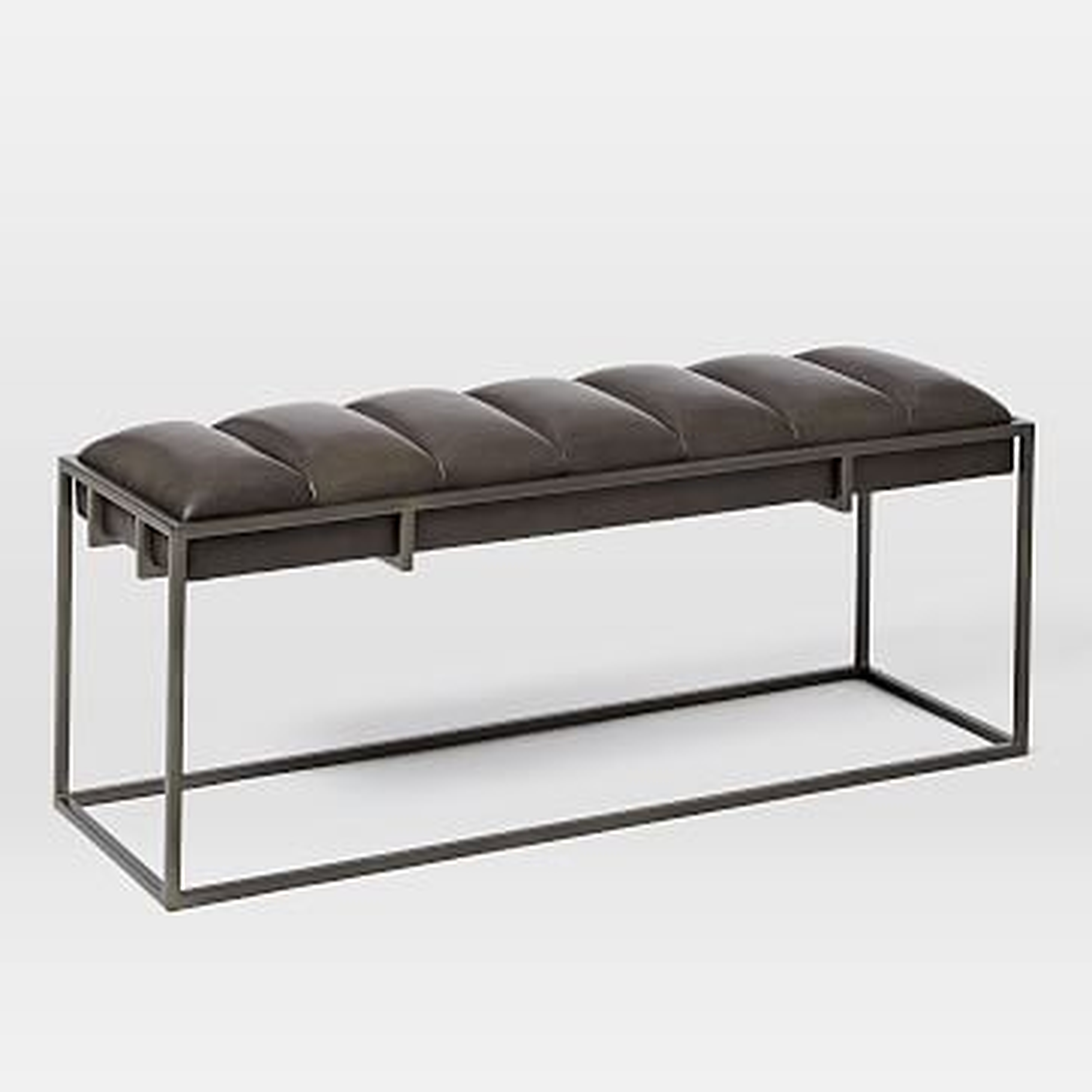 Fontanne Leather Bench - West Elm