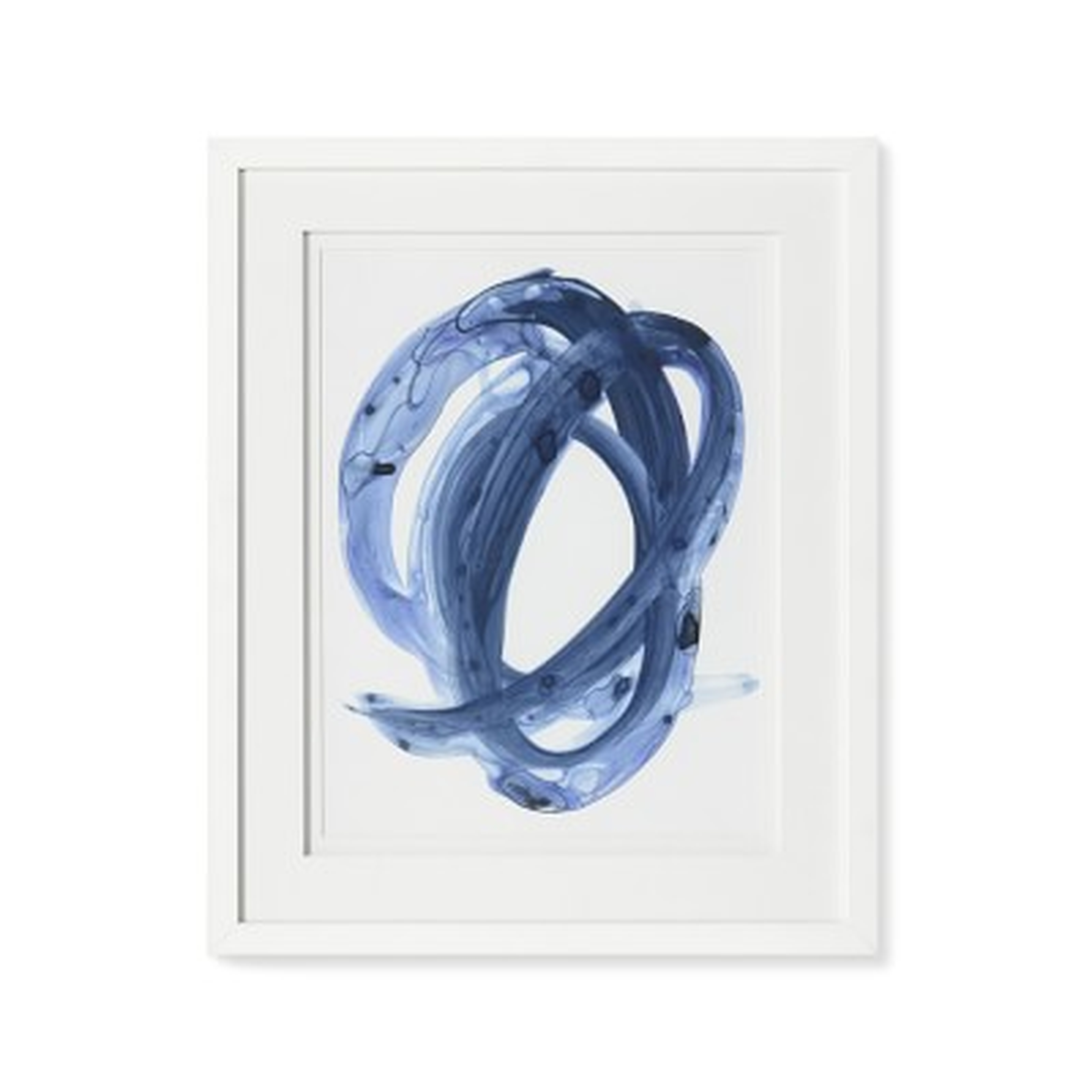 Blue Abstract Series, 3 - Williams Sonoma