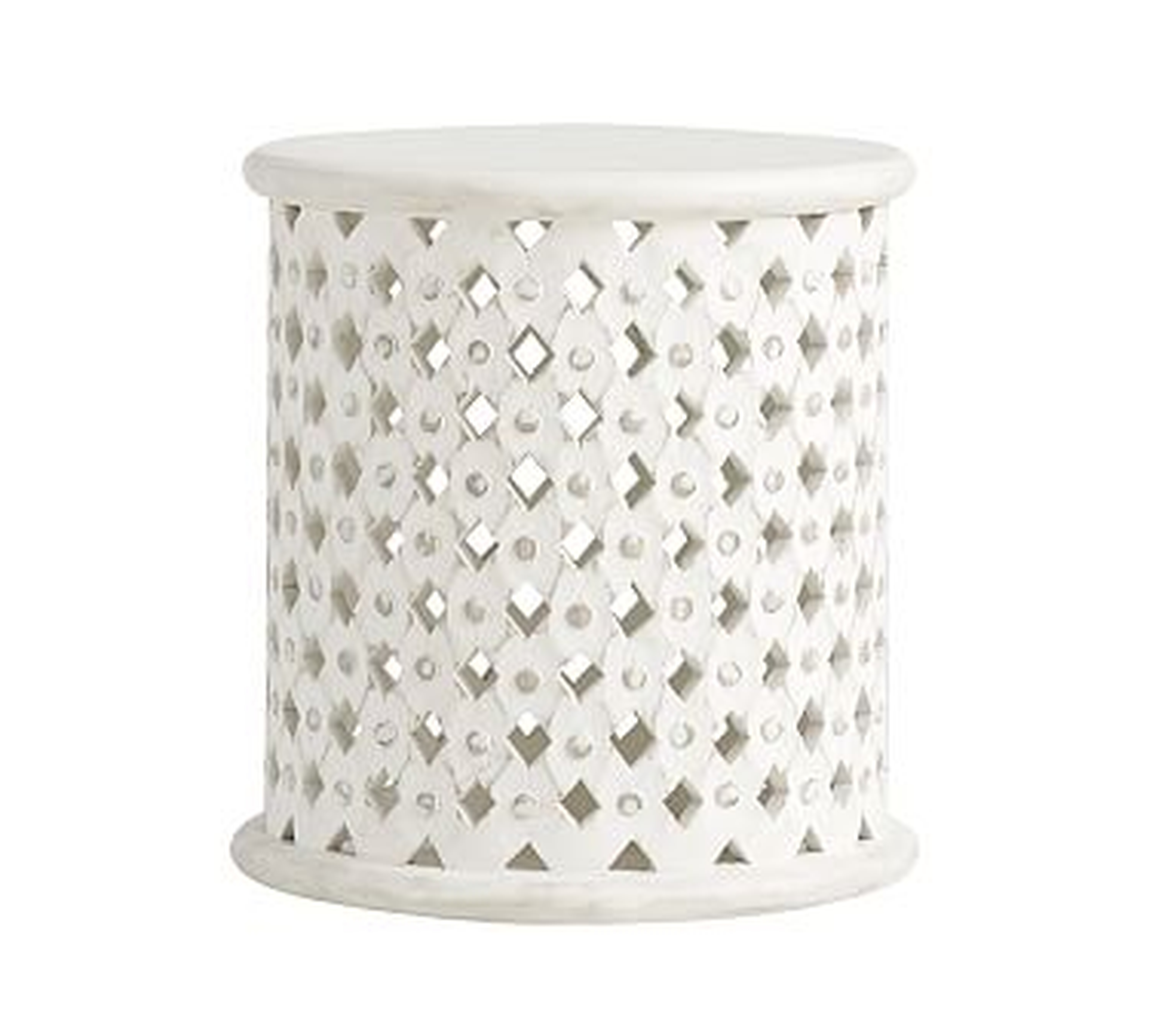 Stella Side Table, Antique White - Pottery Barn Kids