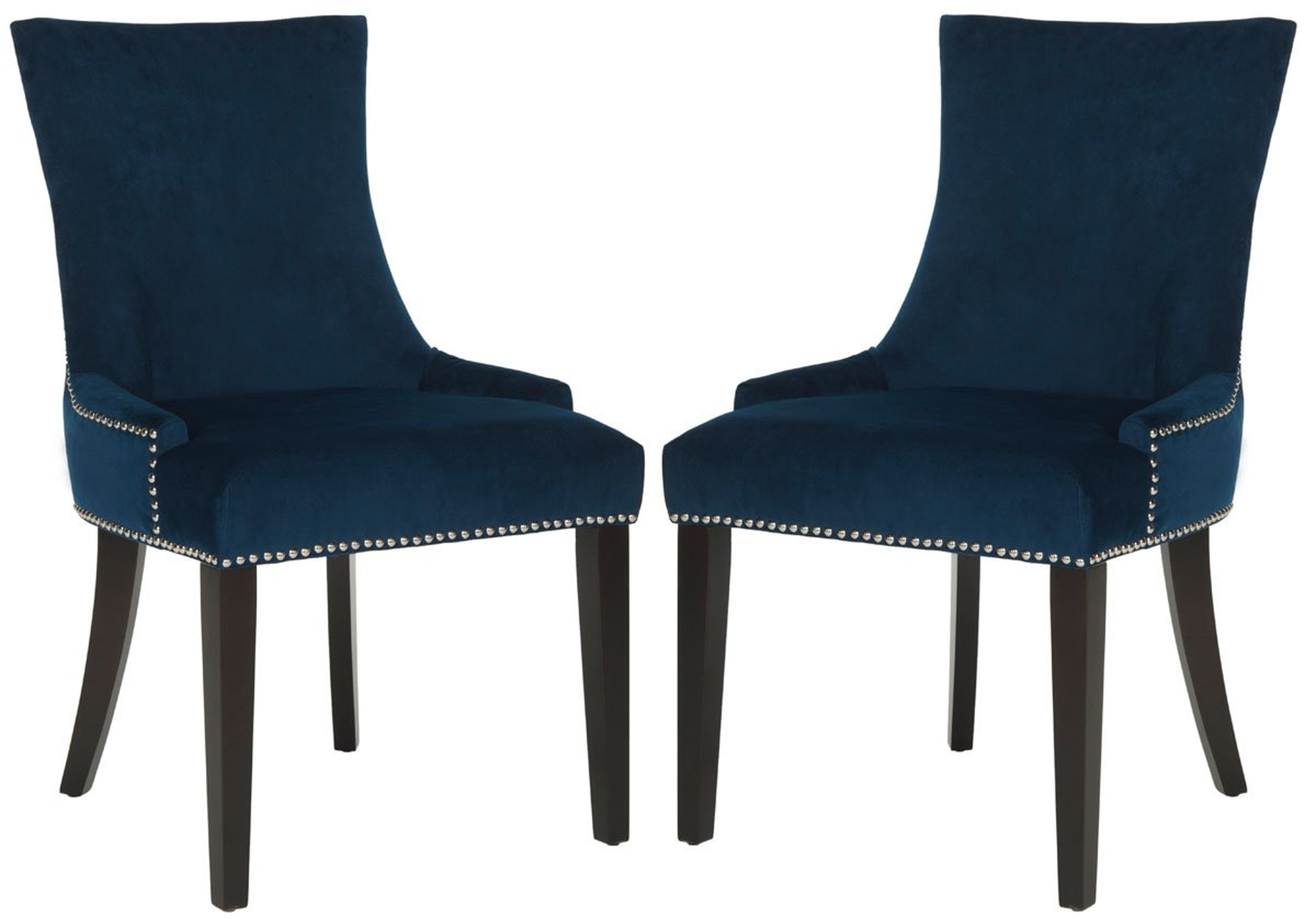 LESTER 19"H DINING CHAIR (SET OF 2) - Navy - Safavieh